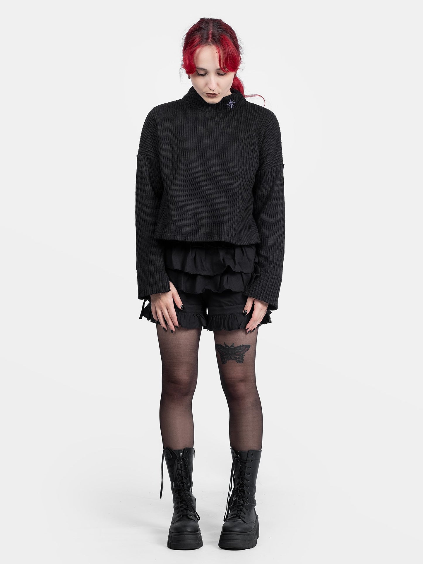 Astrid Cropped Turtleneck