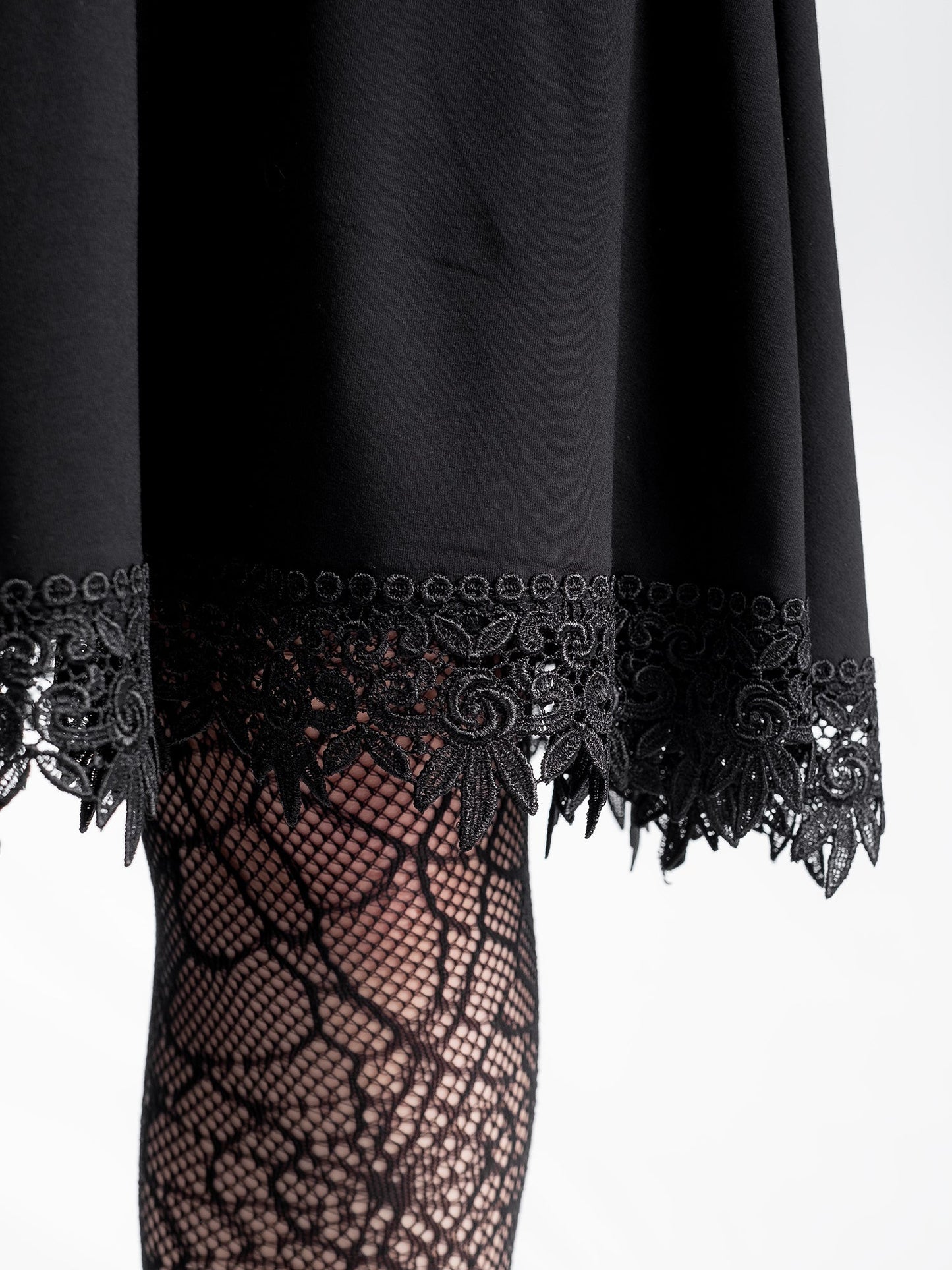 Sempiternal Turtleneck Lace Up Dress
