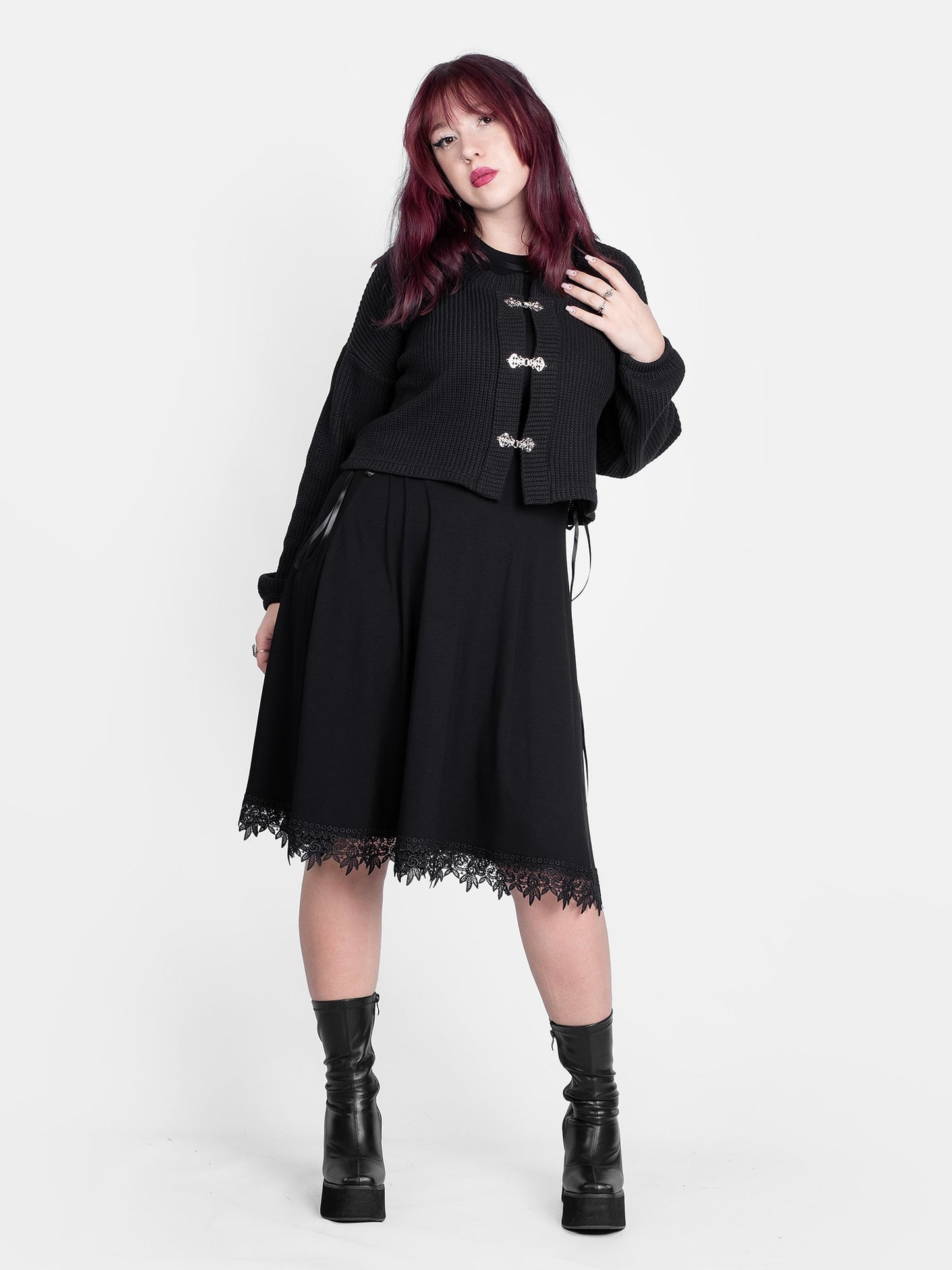 Mazzie Silver Clasp Cardigan