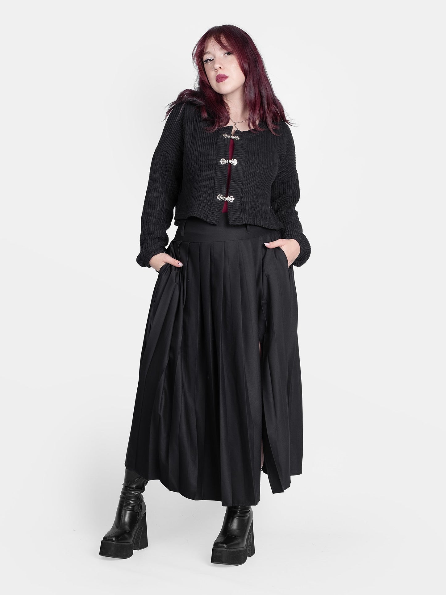 Mazzie Silver Clasp Cardigan