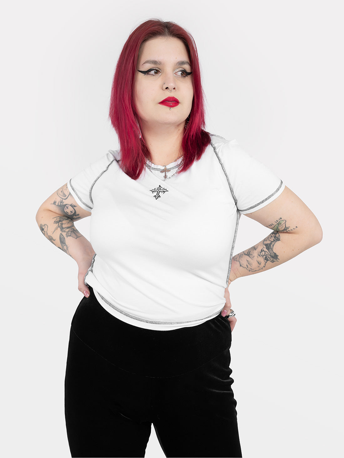Holy Embroidery Baby top