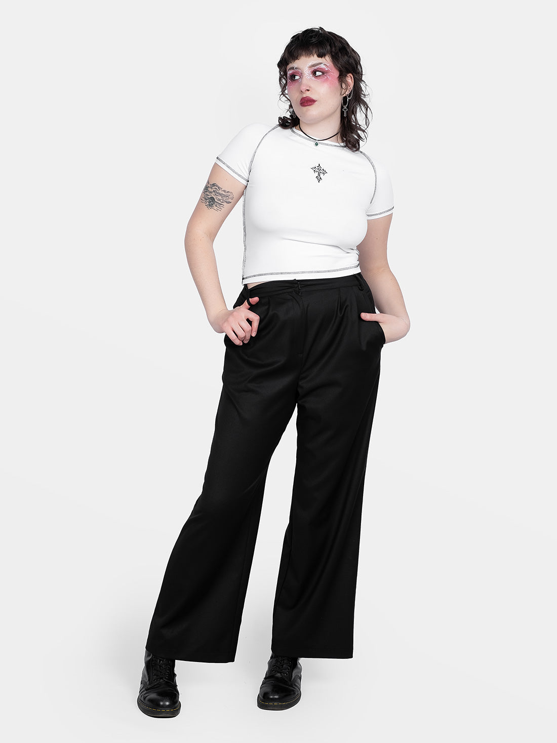 Holy Embroidery Baby top