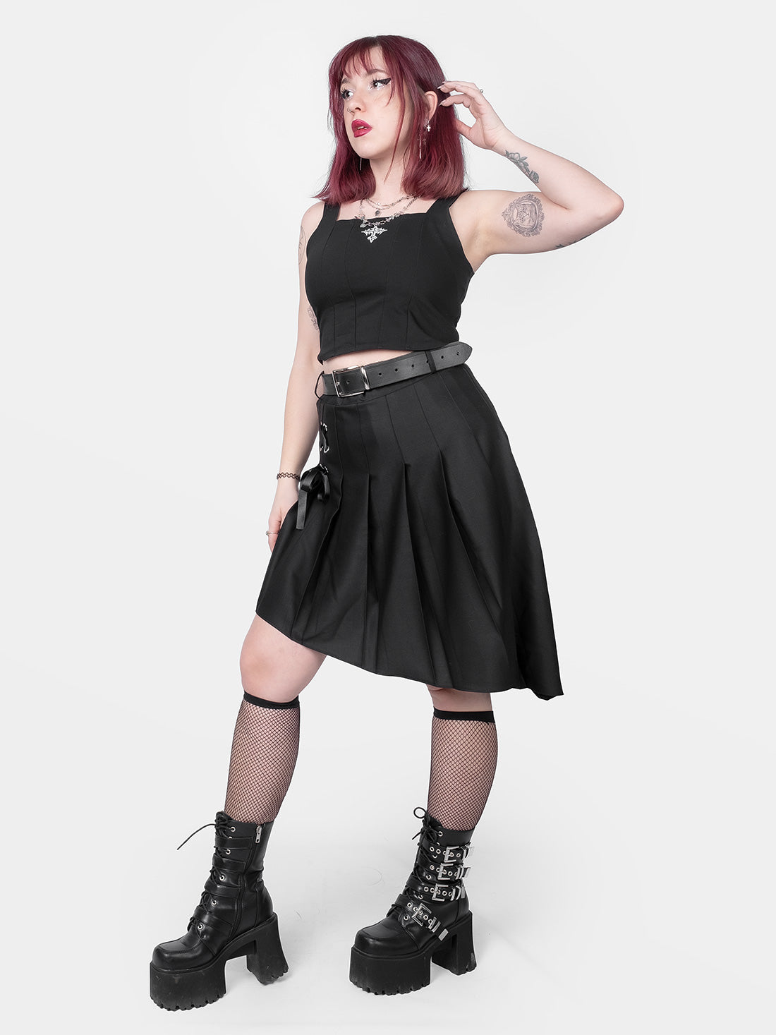 Prayers Embroidered Corset Top