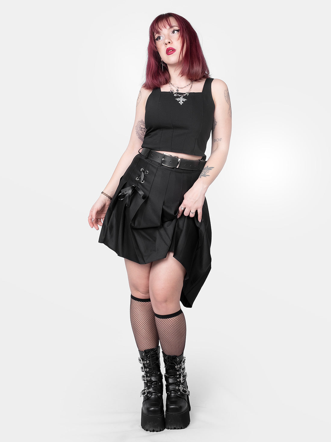 Prayers Embroidered Corset Top