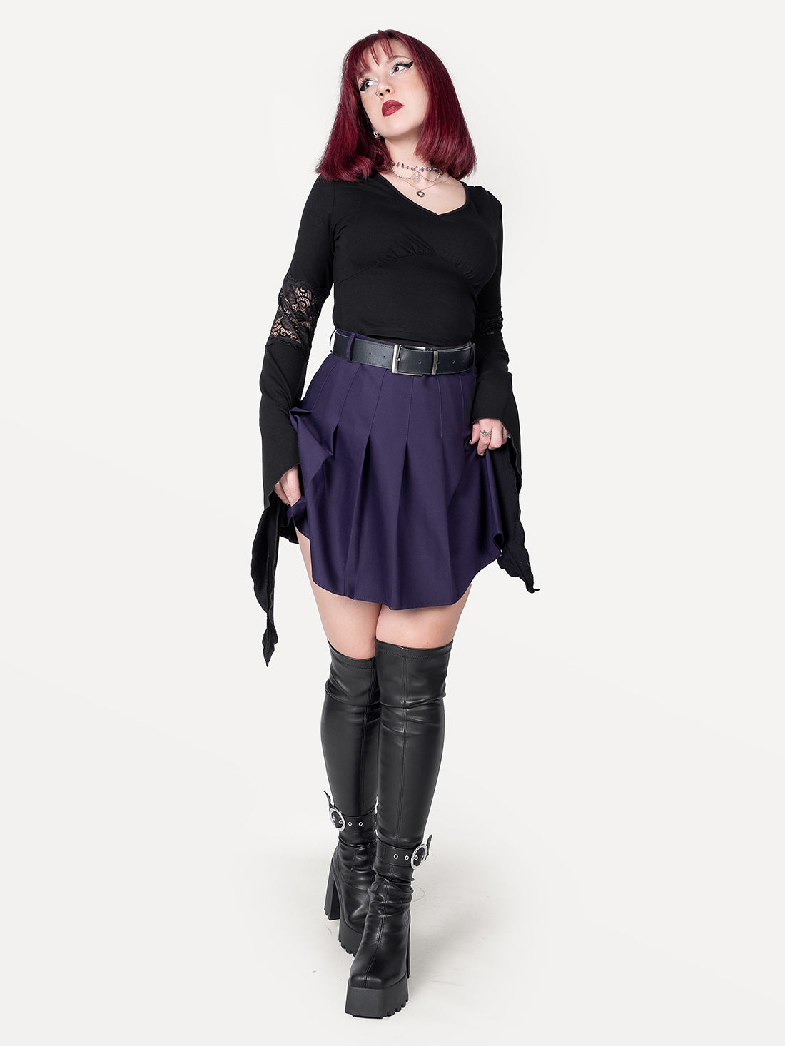 Purple Tennis Skirt