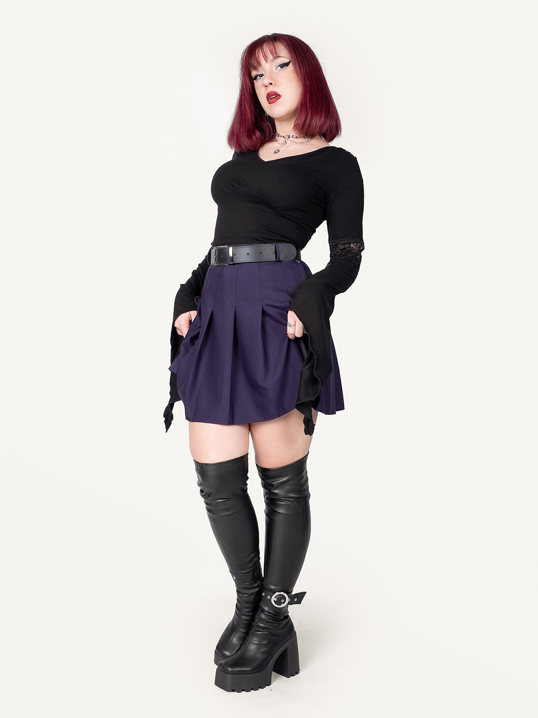 Purple Tennis Skirt