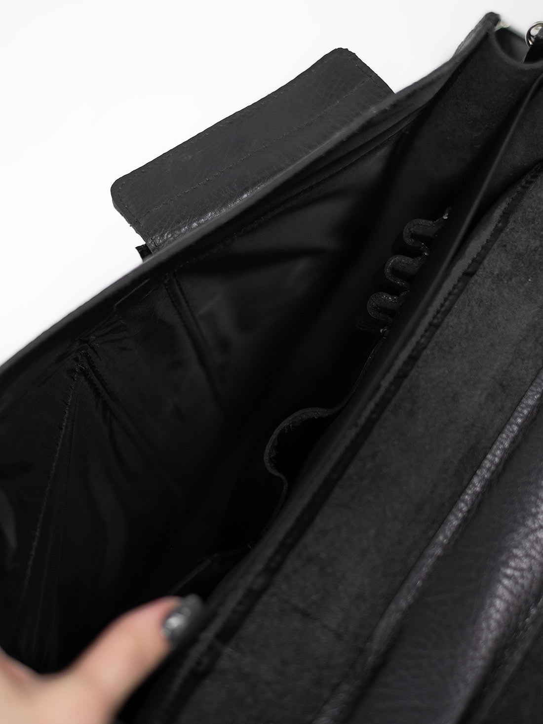 Worship Leather Messenger Bag