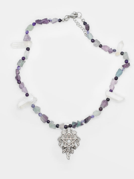 Zephyr Pentacle Gemstone Choker