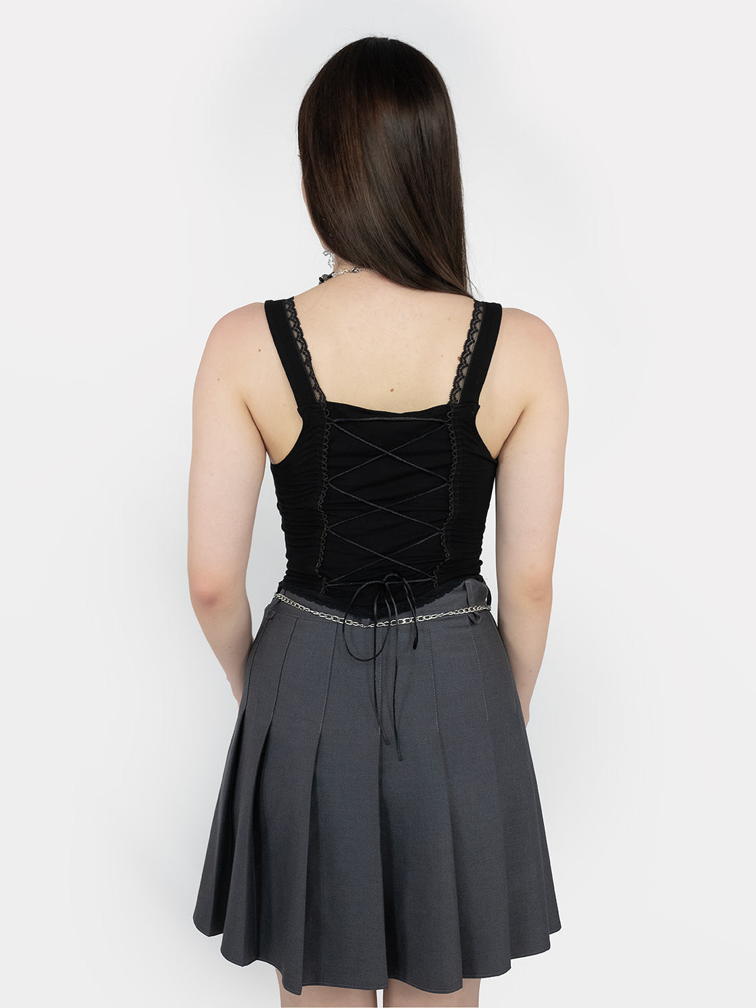 Devotion Lace Up Crop Top