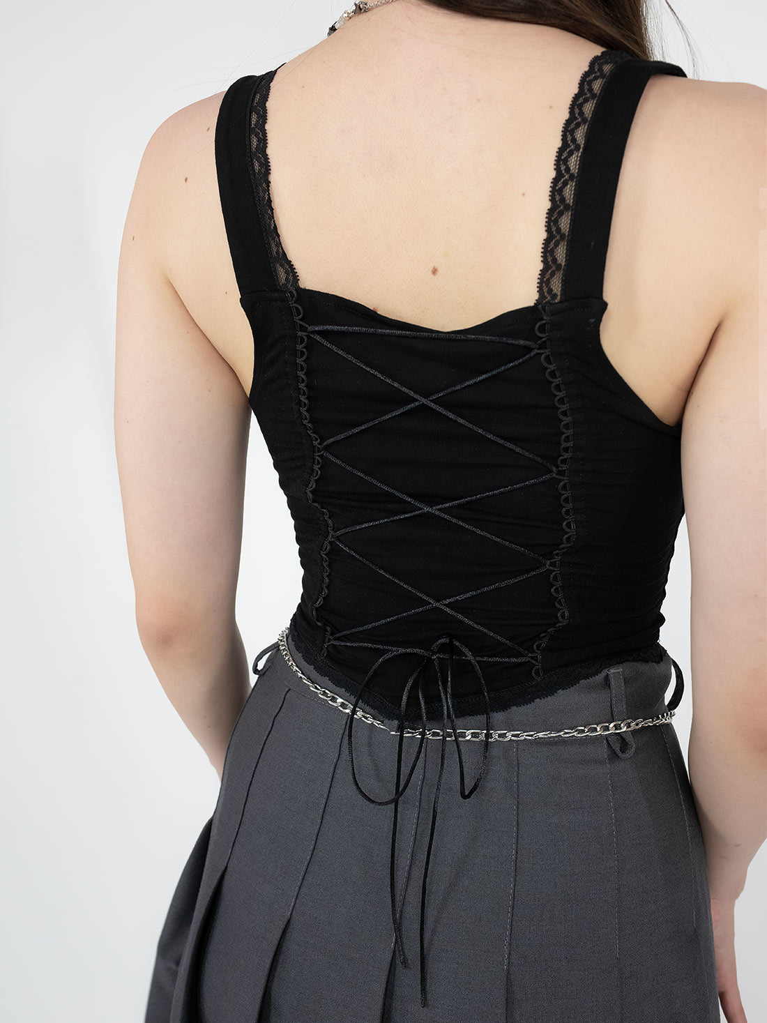 Devotion Lace Up Crop Top
