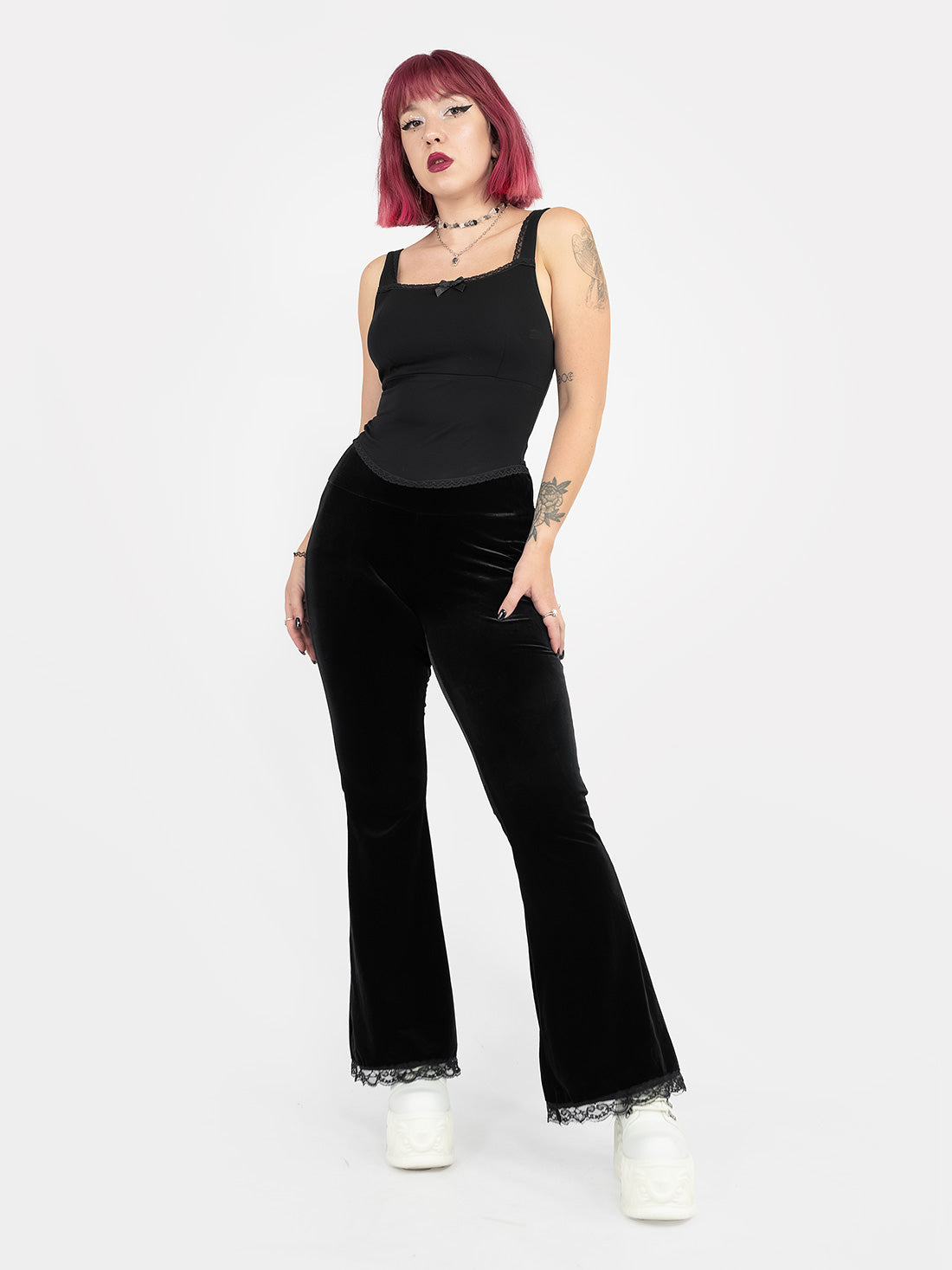 Devotion Lace Up Crop Top