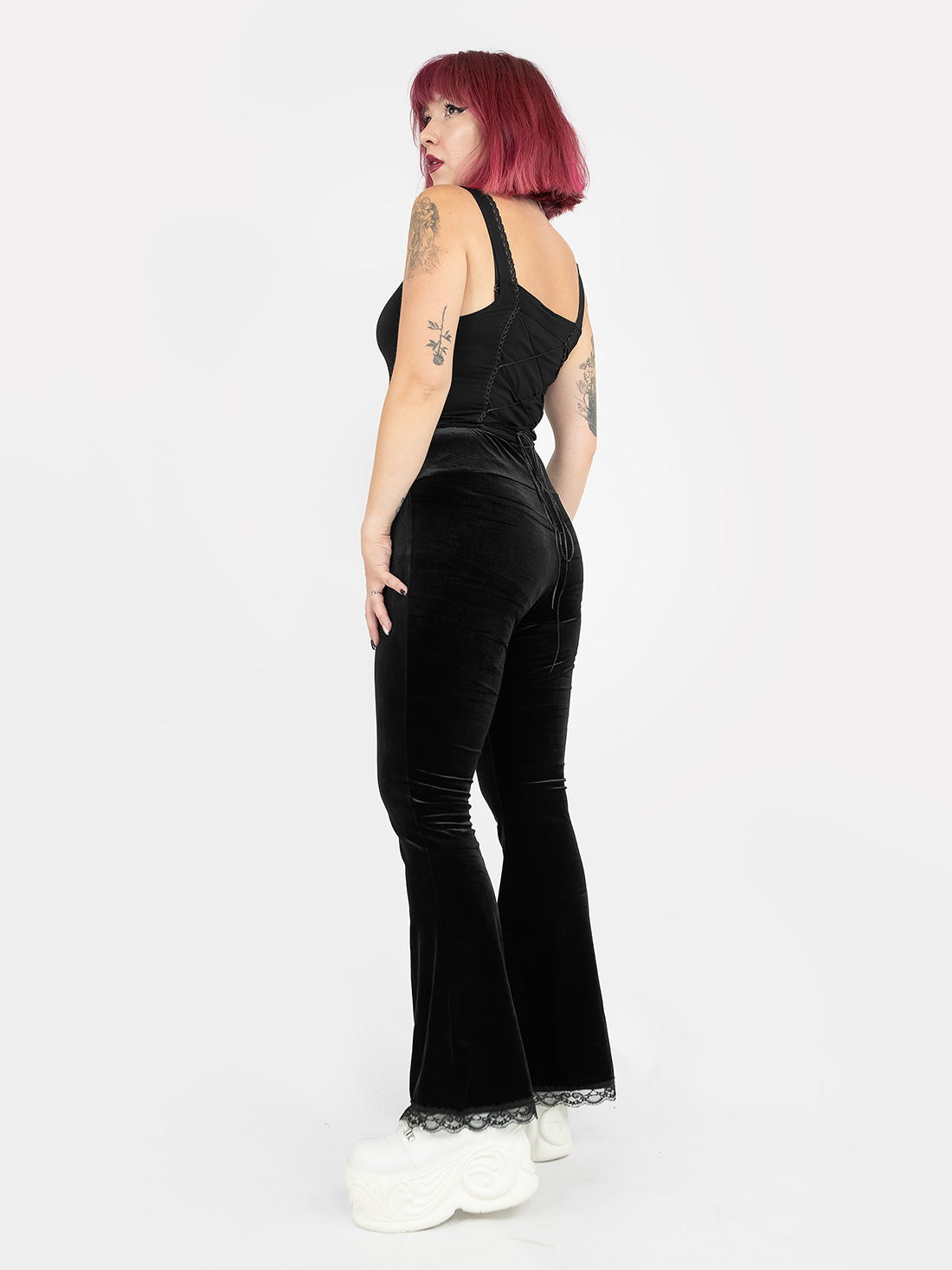 Devotion Lace Up Crop Top