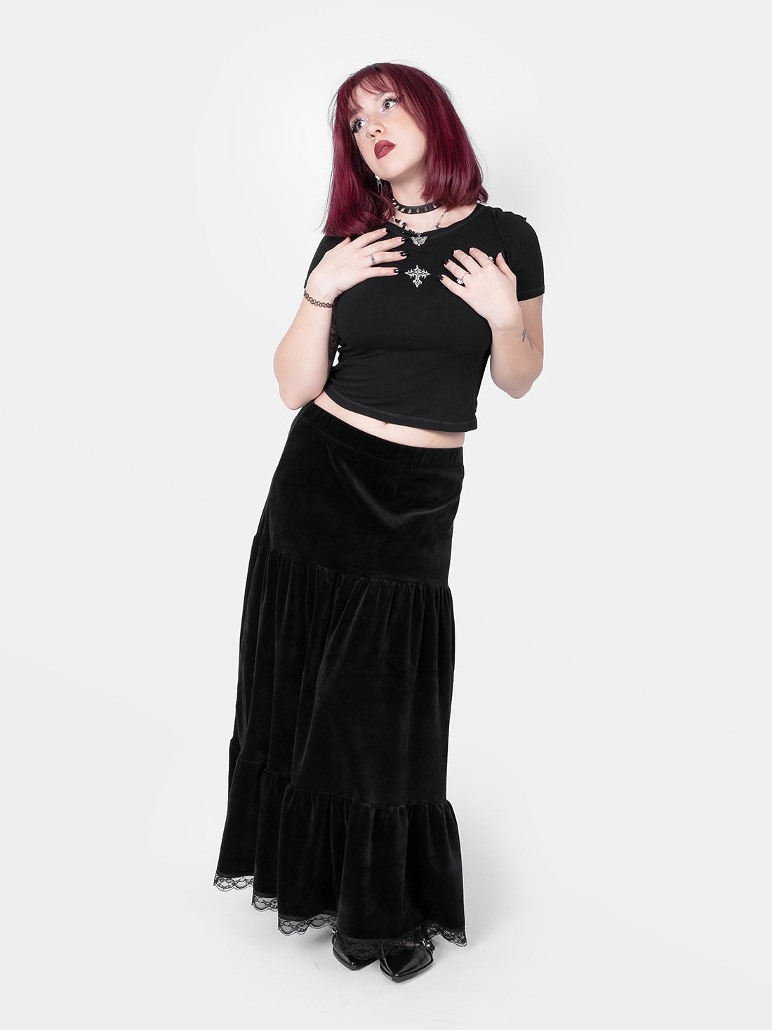 Holy Embroidery Baby top