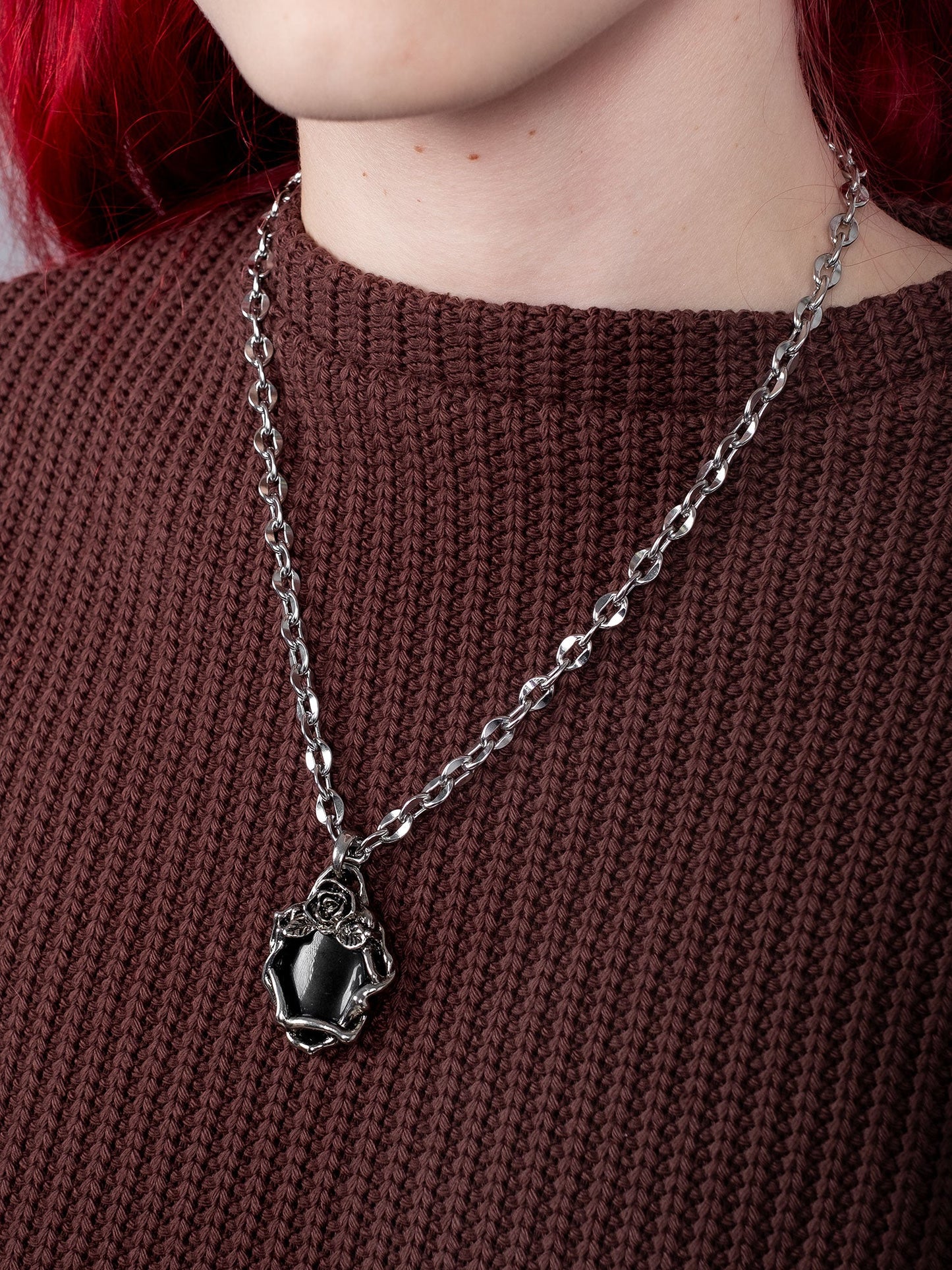 Eternity Obsidian Necklace