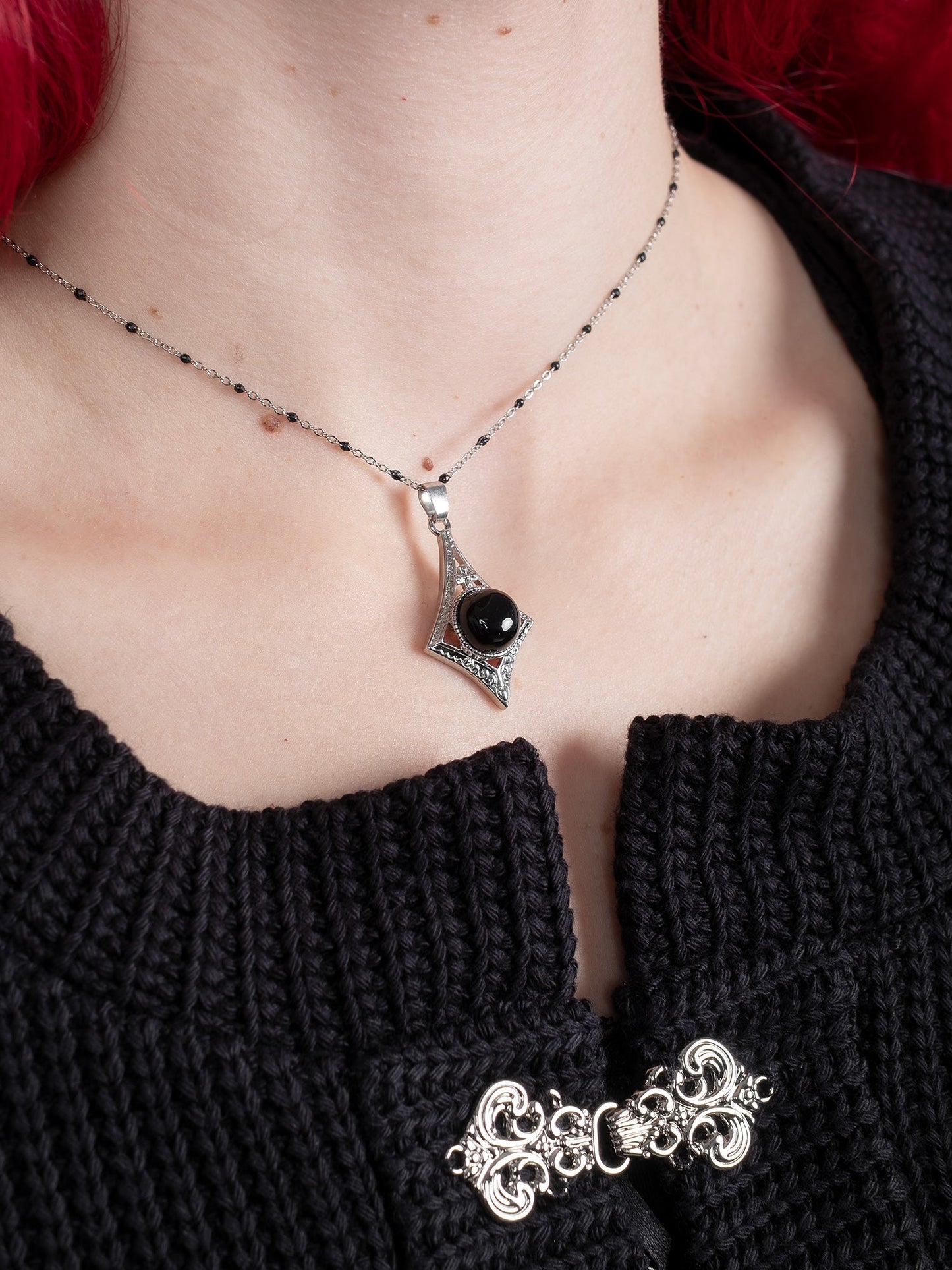 Veloria Obsidian Necklace
