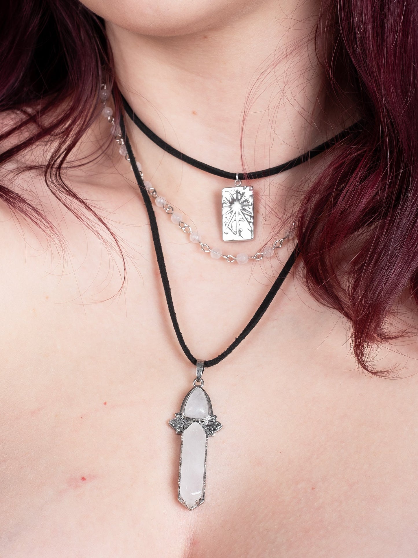 Lunestia Quartz Necklace Set
