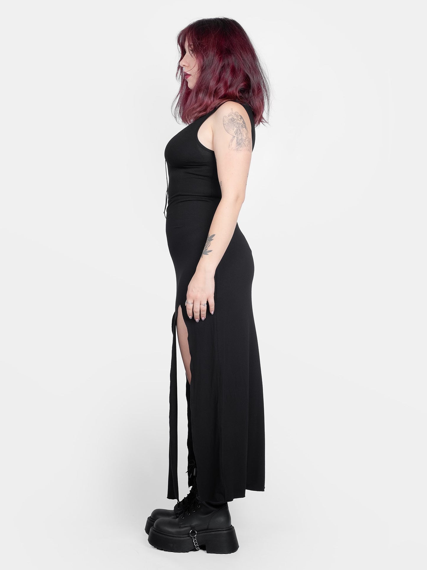Vesper Lace Up Maxi Dress