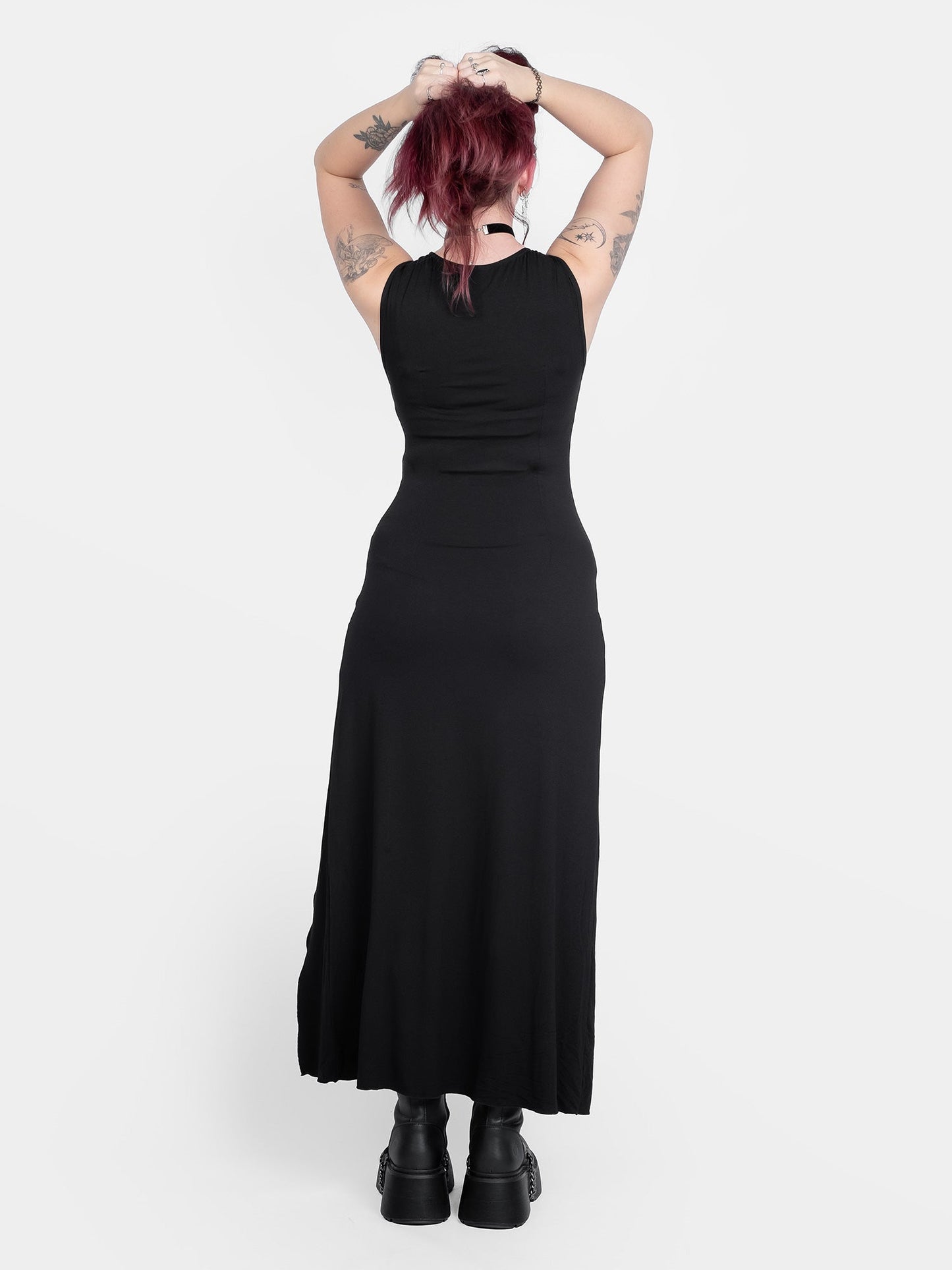 Vesper Lace Up Maxi Dress