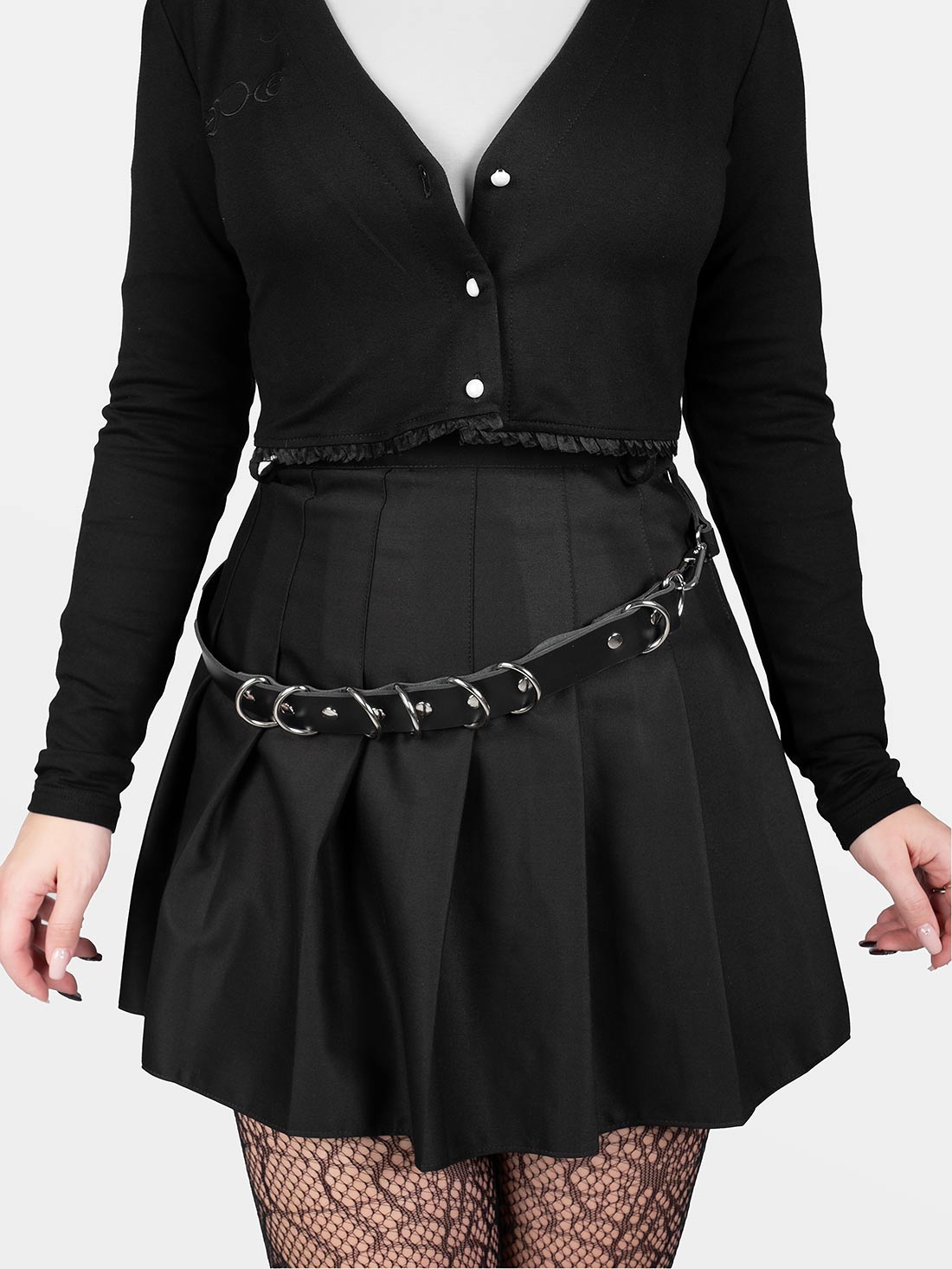 Shadowmare Leather Belt With D-Rings