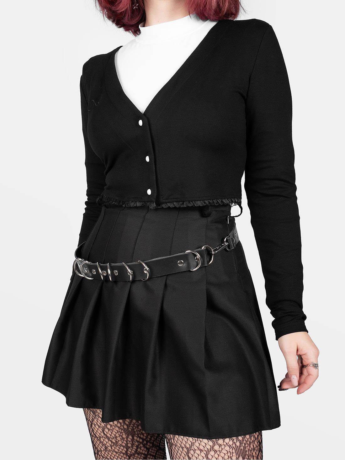 Shadowmare Leather Belt With D-Rings