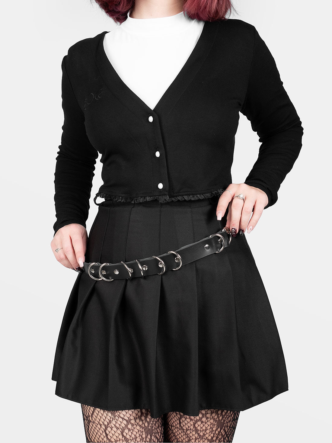 Shadowmare Leather Belt With D-Rings