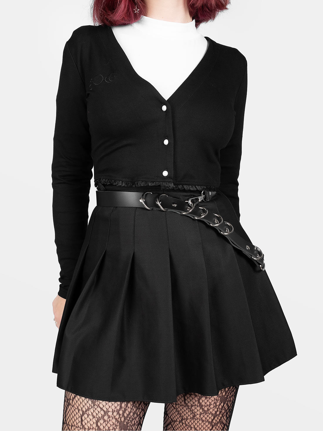 Shadowmare Leather Belt With D-Rings