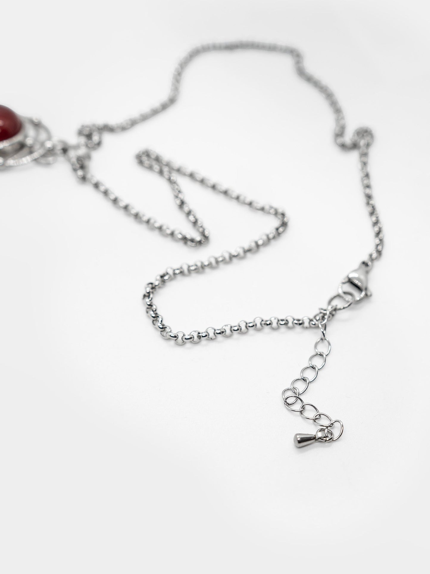 Bloodlust Red Agate Necklace