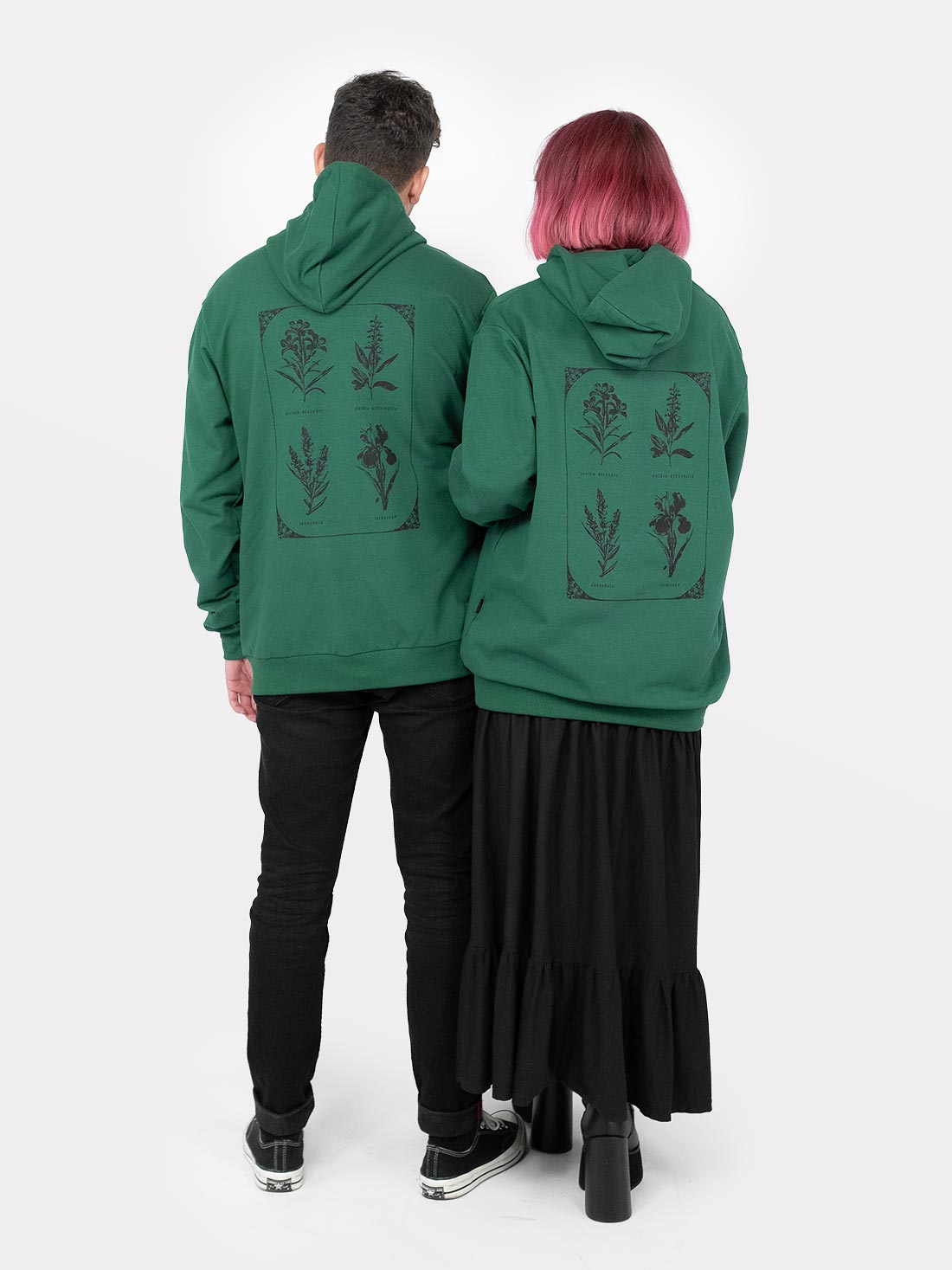 Herbarium Green Hoodie