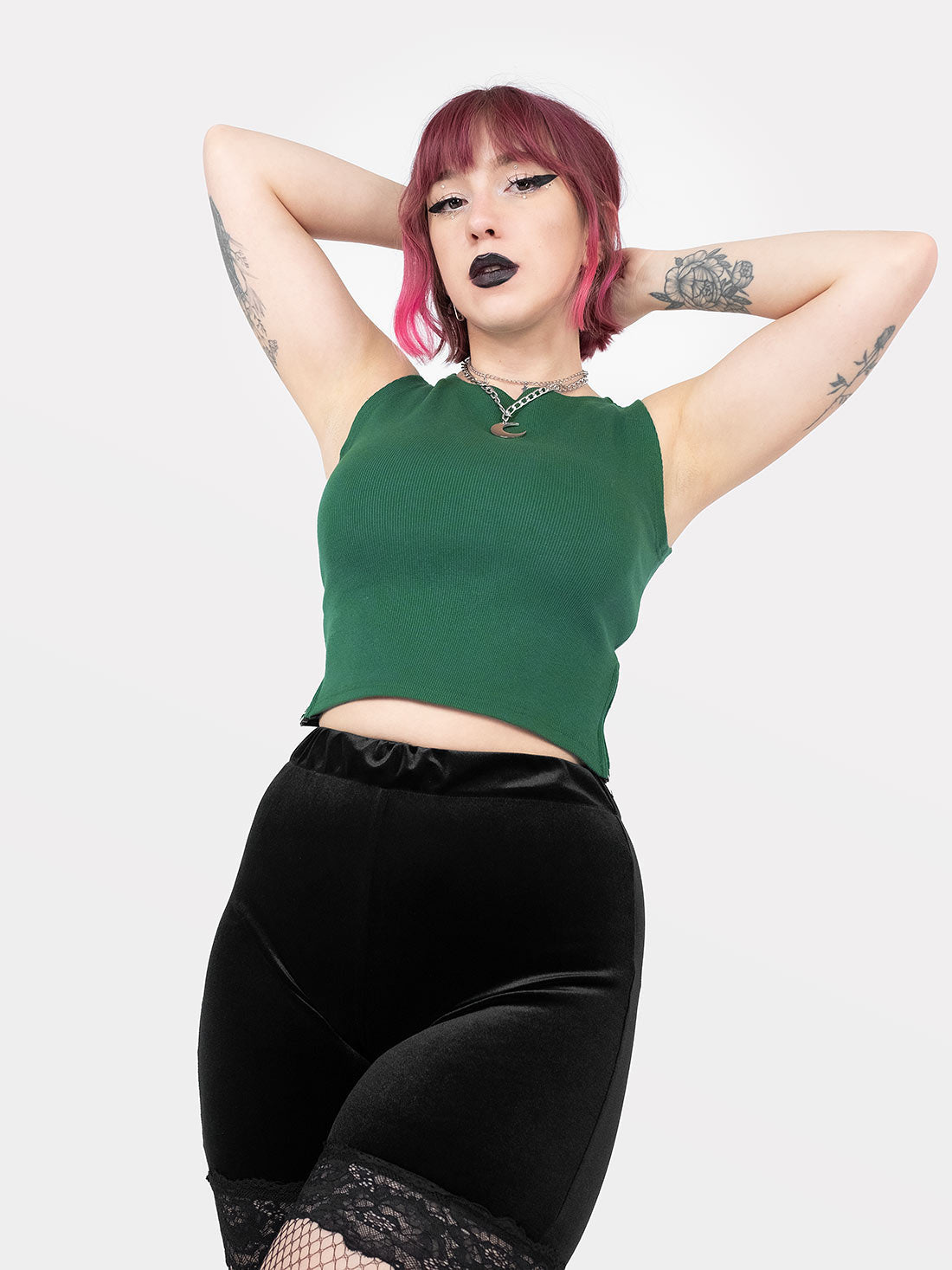 Hartley Zippers Green Top