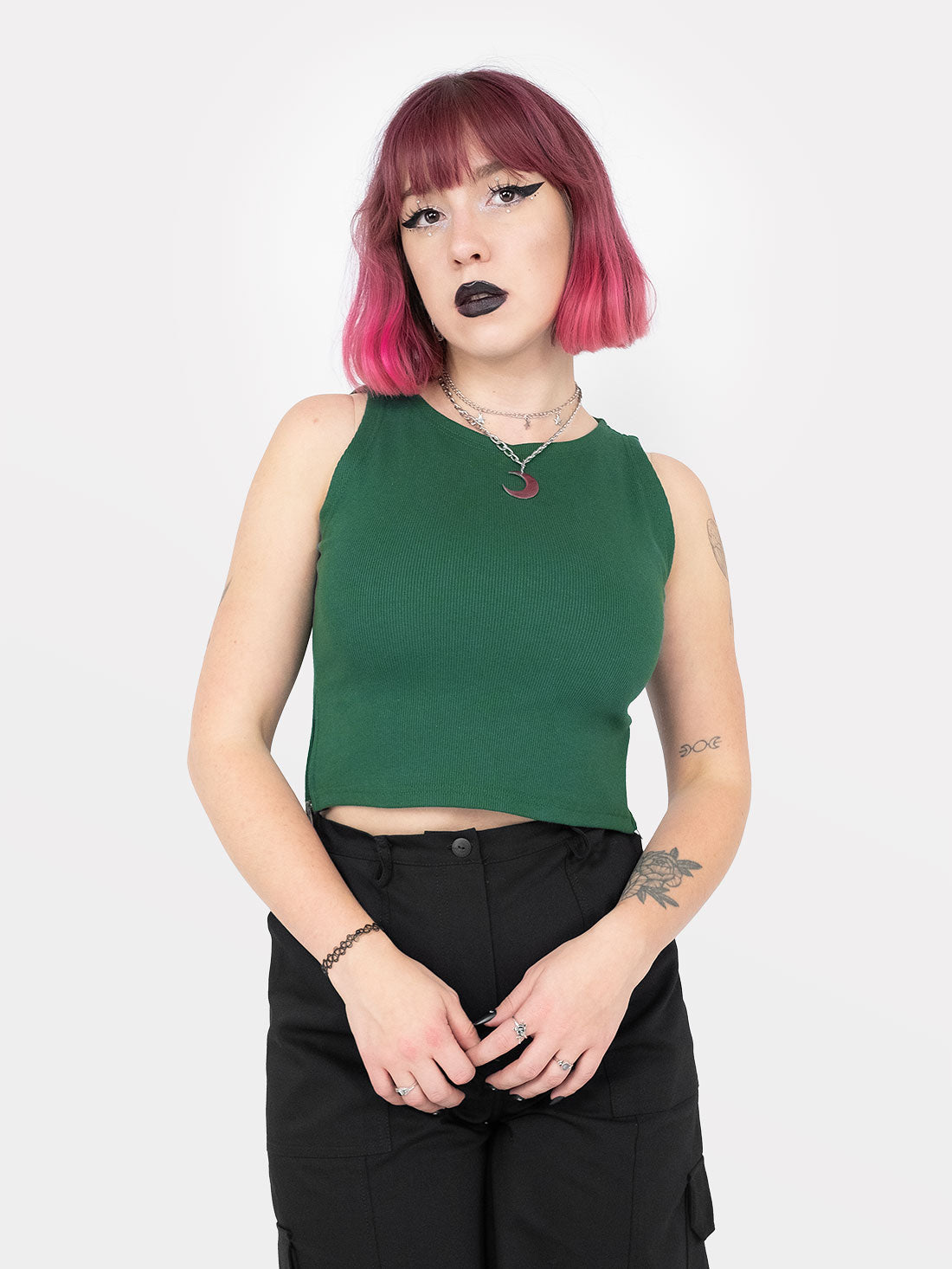 Hartley Zippers Green Top
