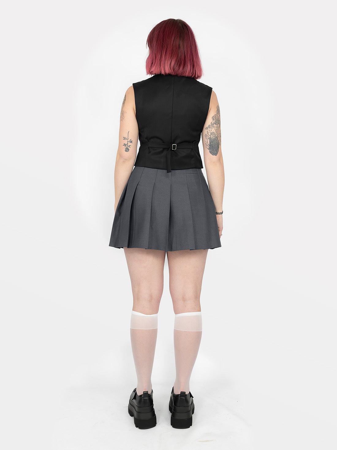 Grey Tennis Skirt