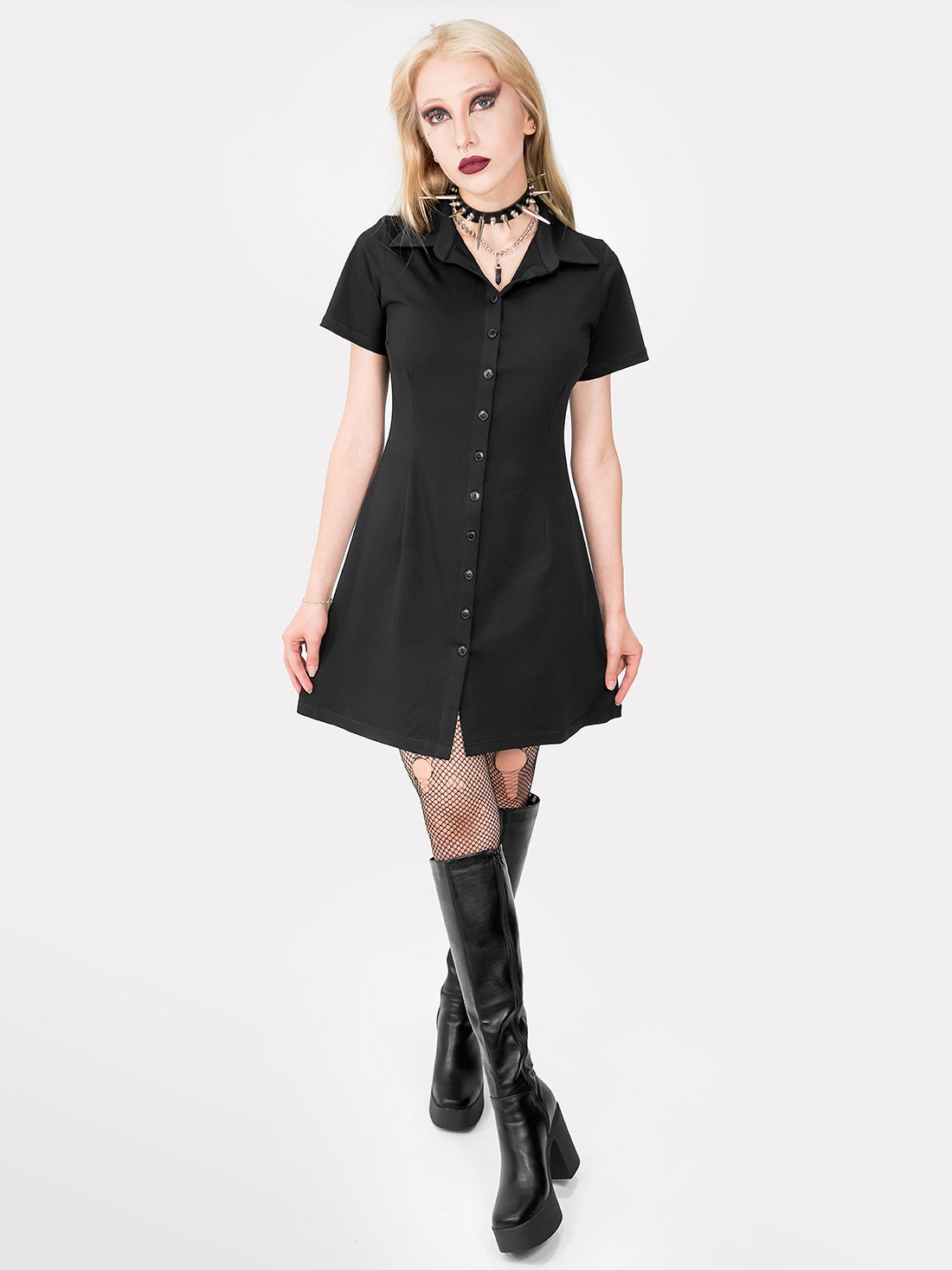 Carmen Button Up Dress