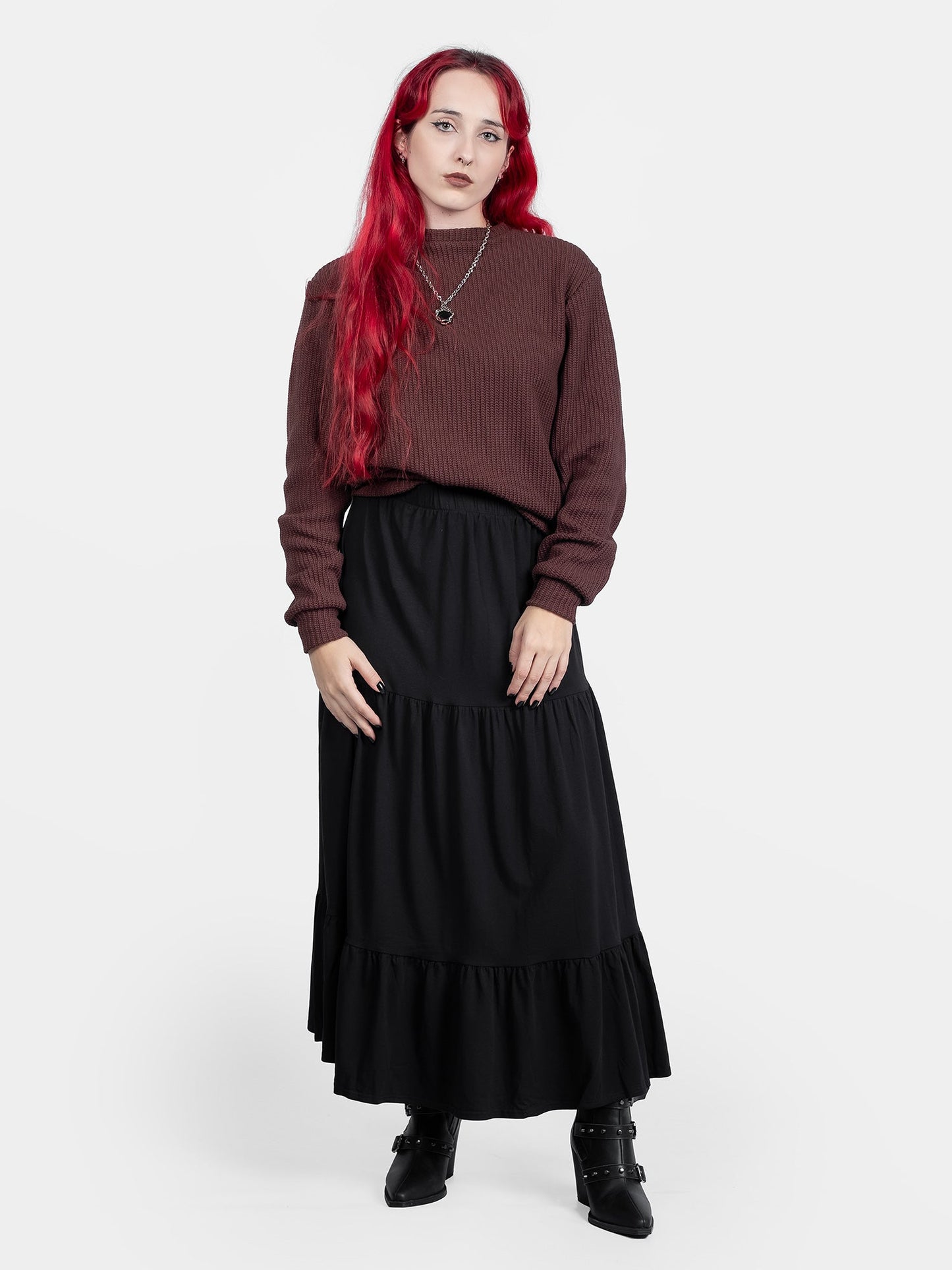 Omen Brown Unisex Sweater