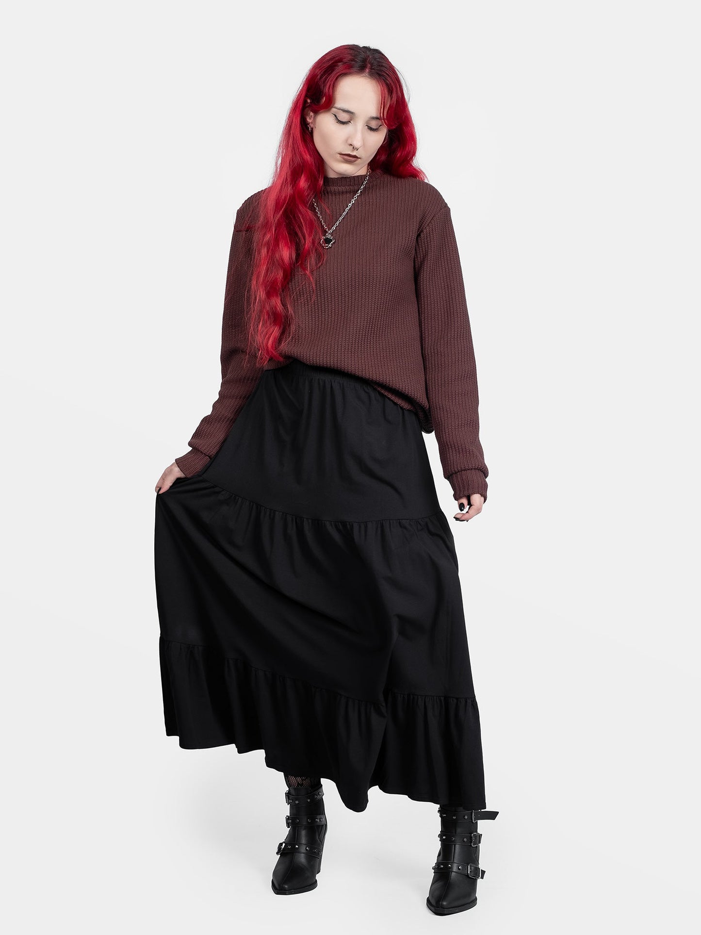Omen Brown Unisex Sweater