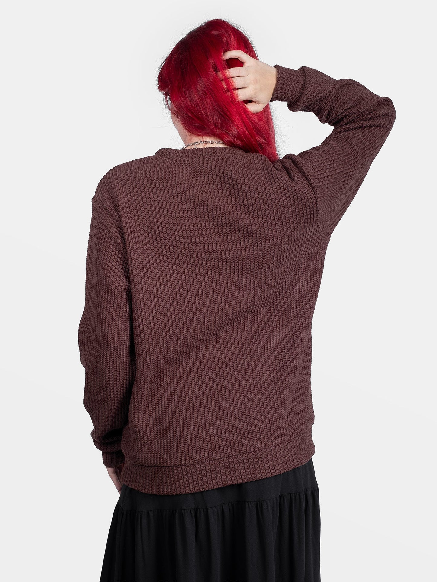 Omen Brown Unisex Sweater