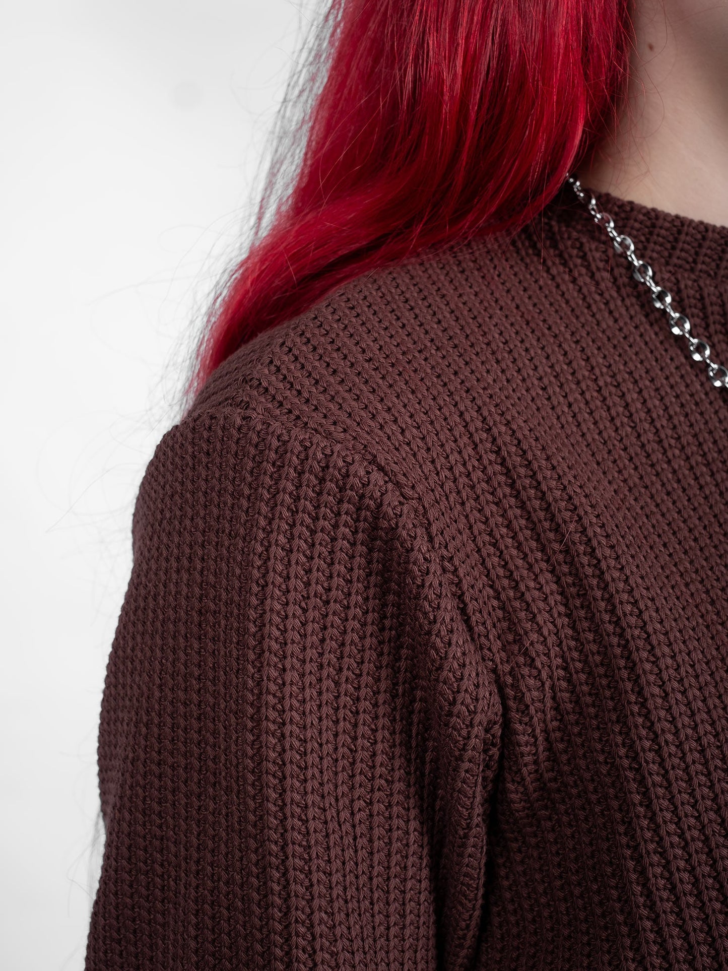 Omen Brown Unisex Sweater