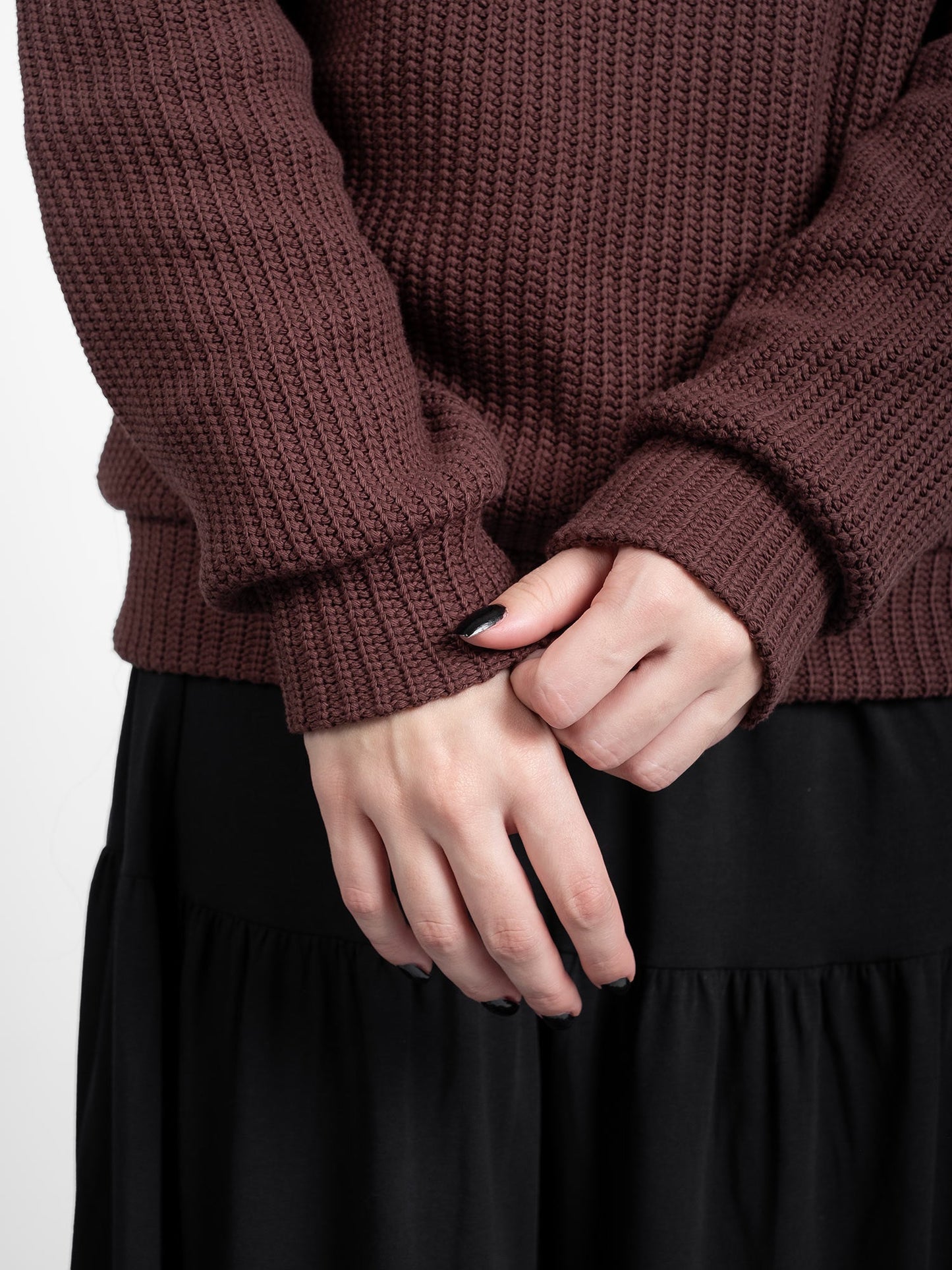 Omen Brown Unisex Sweater