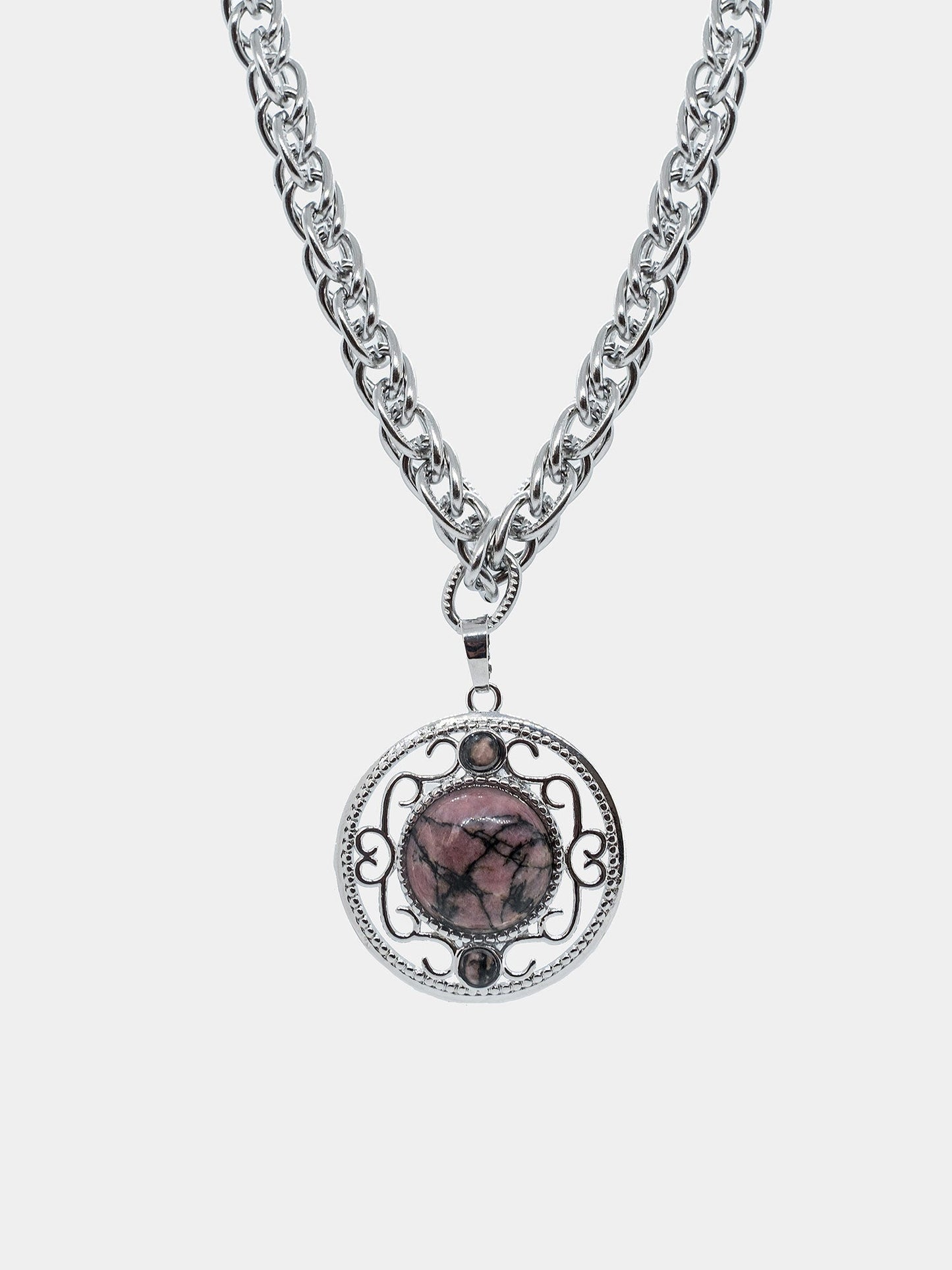 Perpetual Rhodonite Necklace