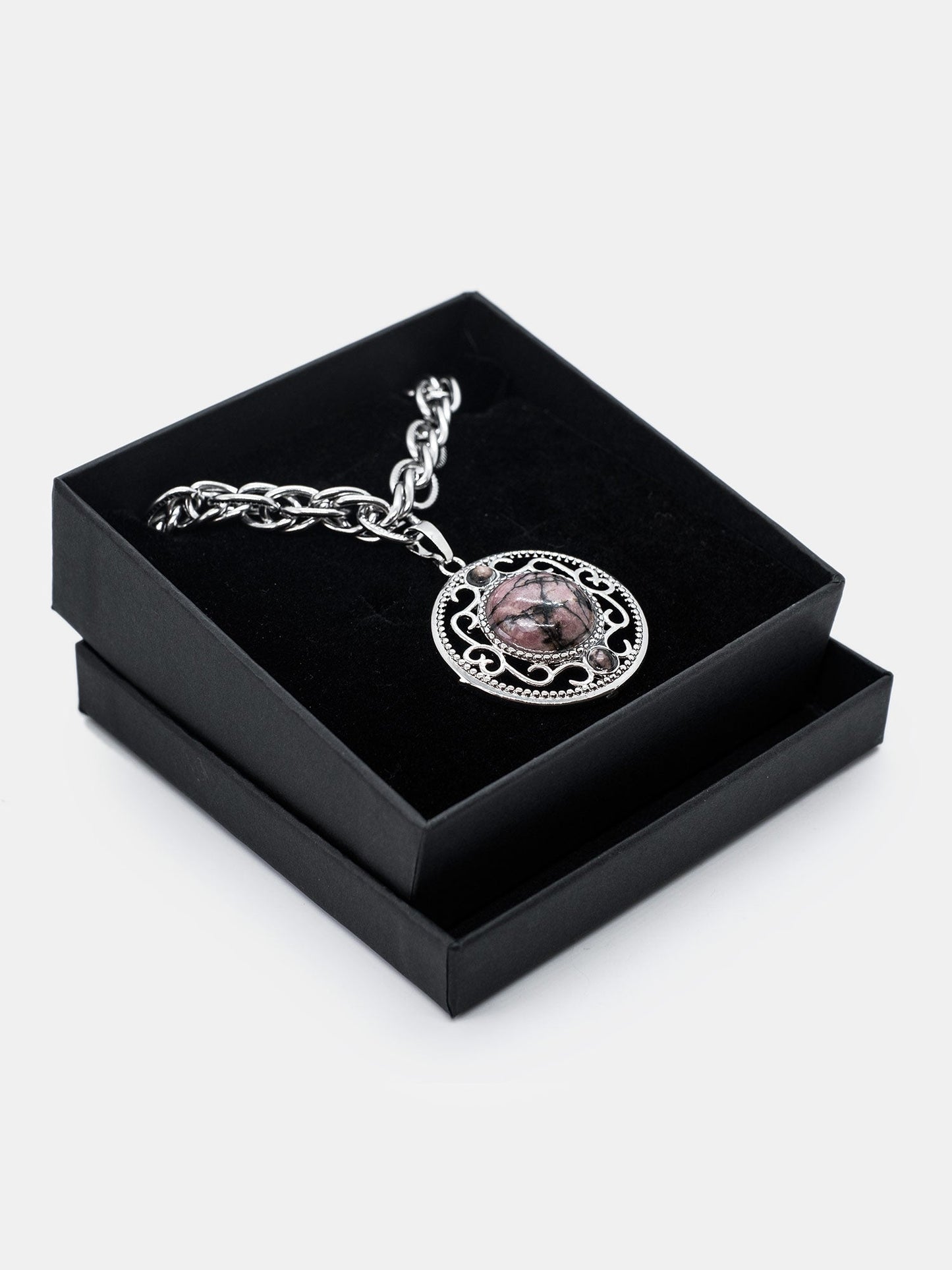 Perpetual Rhodonite Necklace