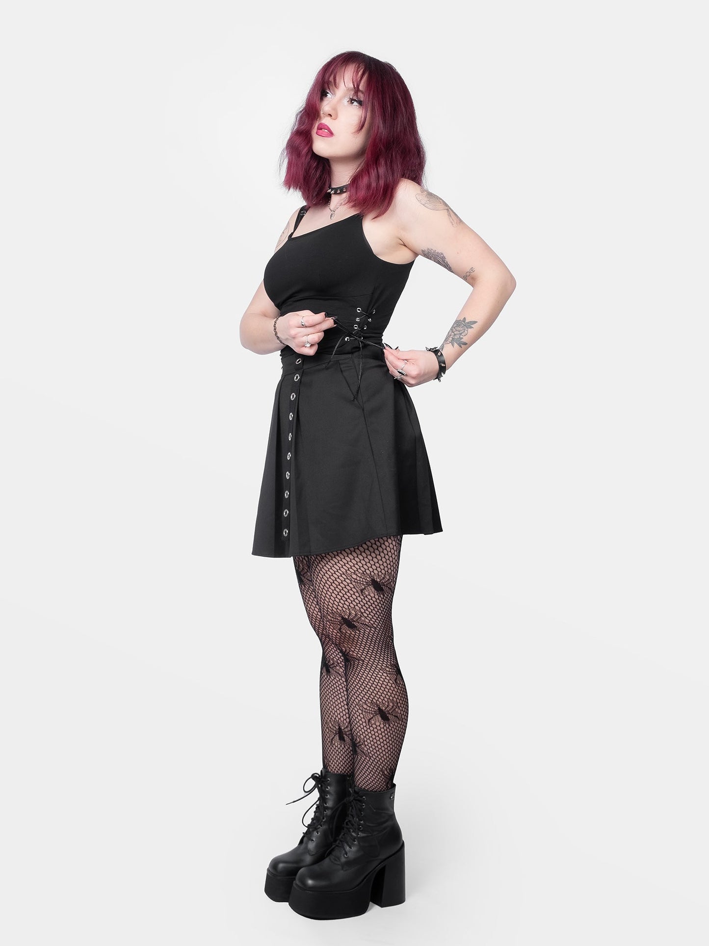 Chaos Lace Up Top