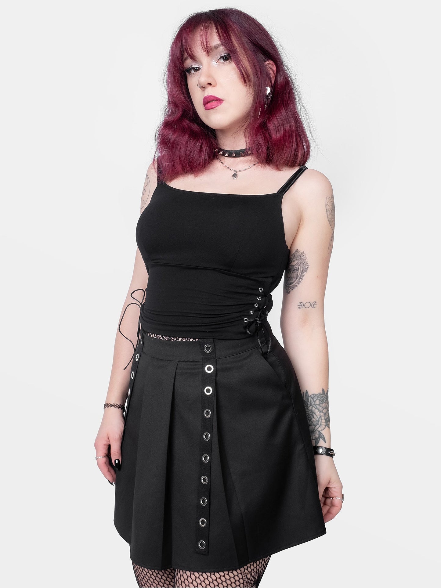 Chaos Lace Up Top