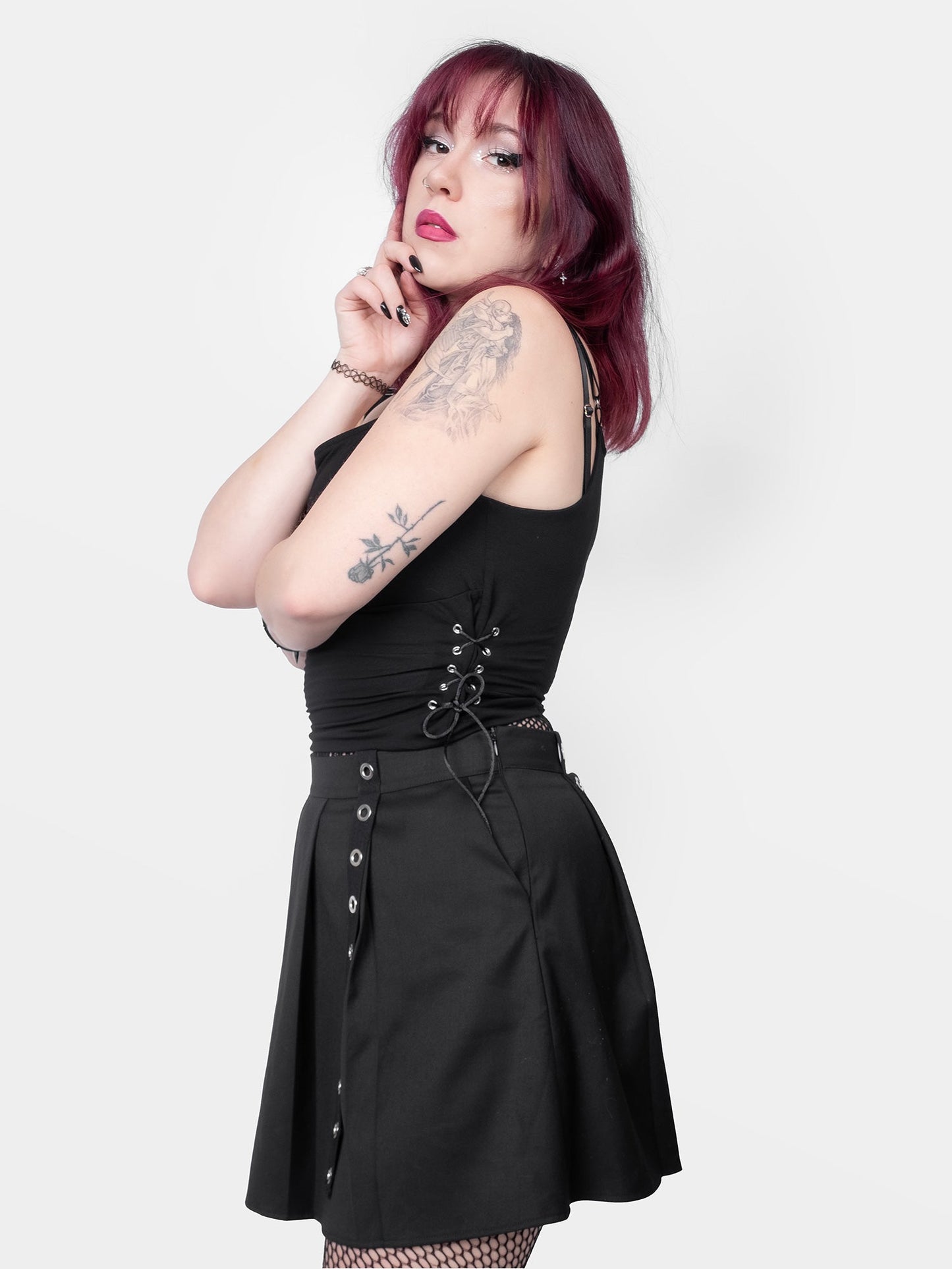 Chaos Lace Up Top