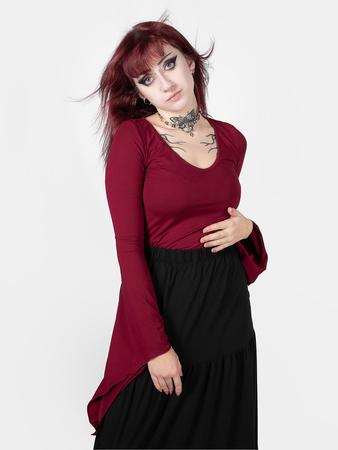 Oblivion Ruffled Maxi Skirt
