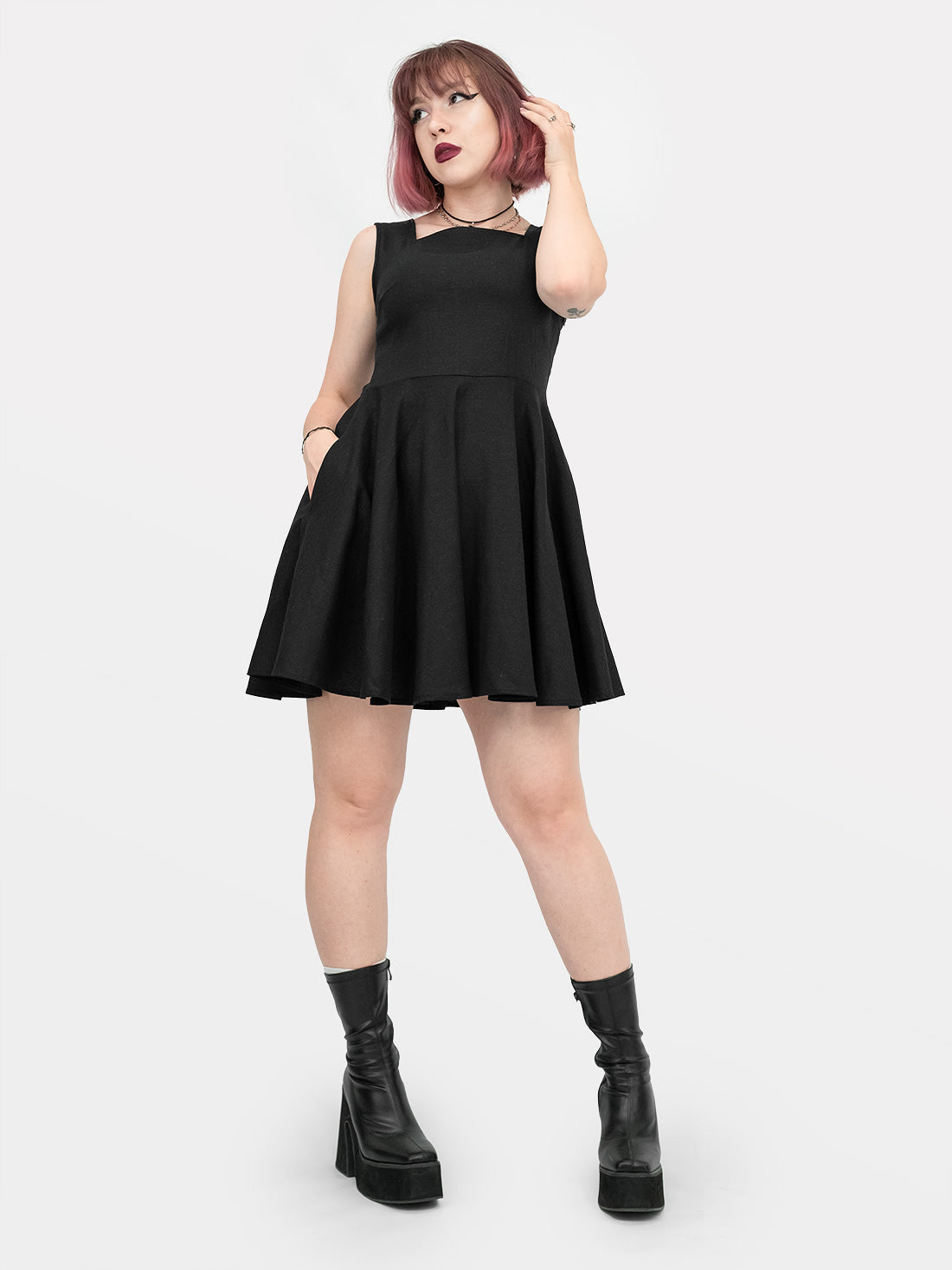 Mayhem Linen Blend Mini Dress
