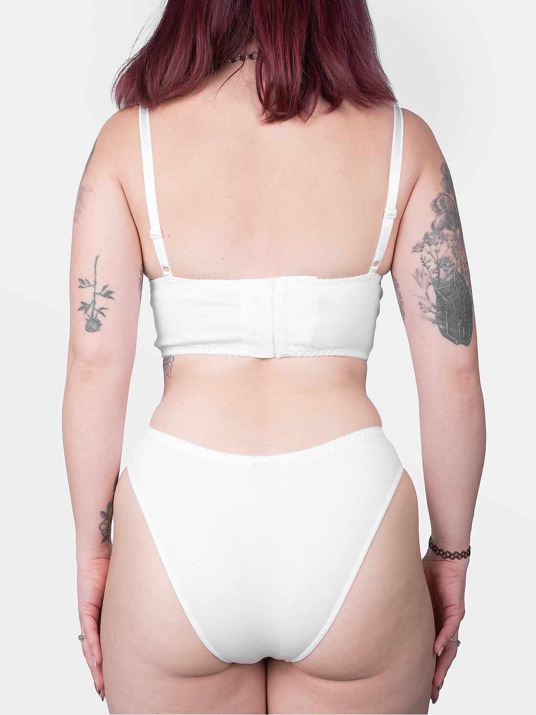 Magick Organic Cotton White High Leg Panties