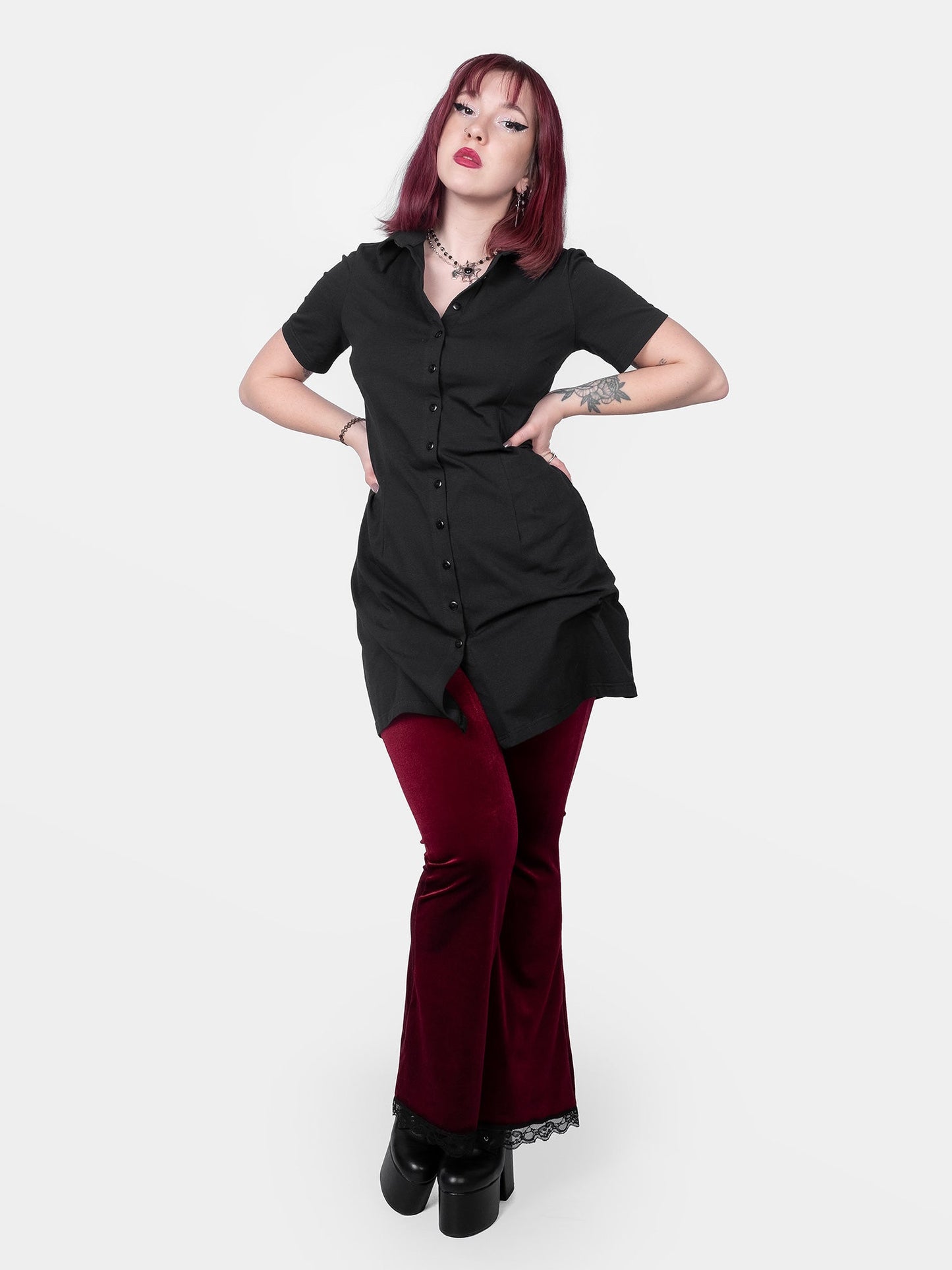 Carmen Button Up Dress