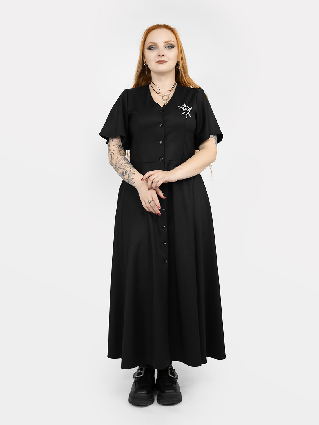 Moira Button-up Midaxi Dress