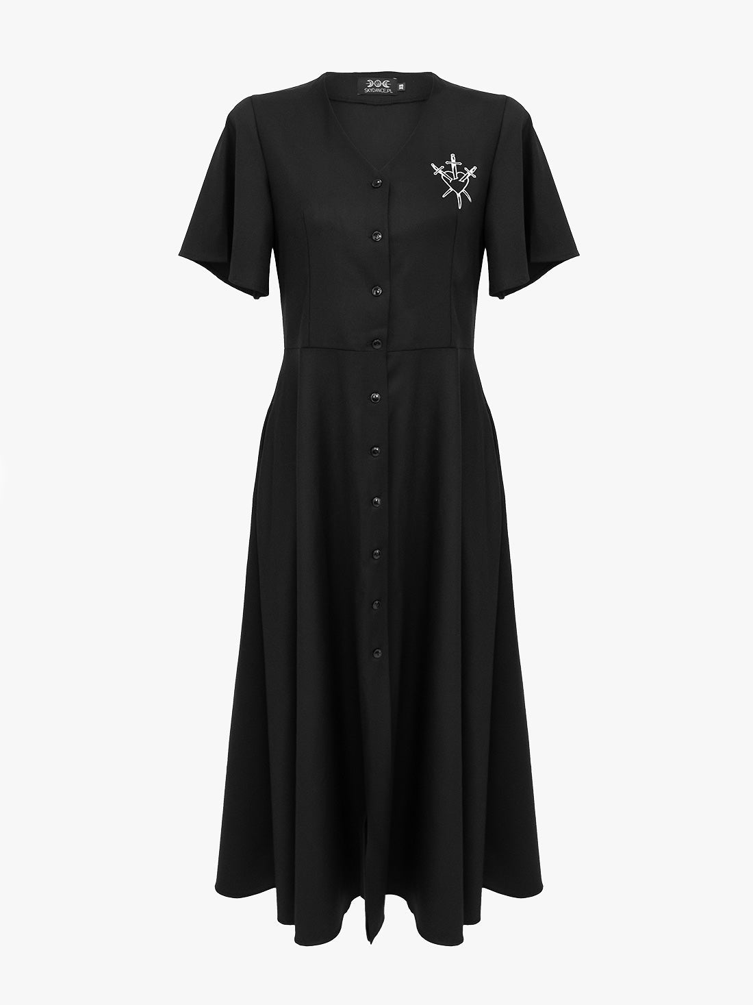 Moira Button-up Midaxi Dress