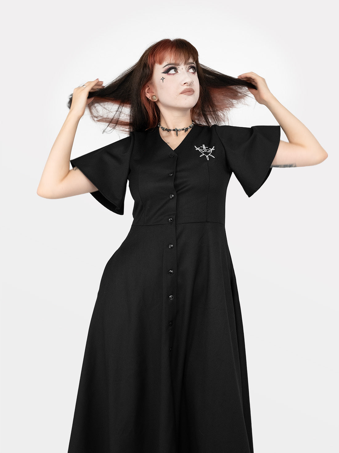 Moira Button-up Midaxi Dress