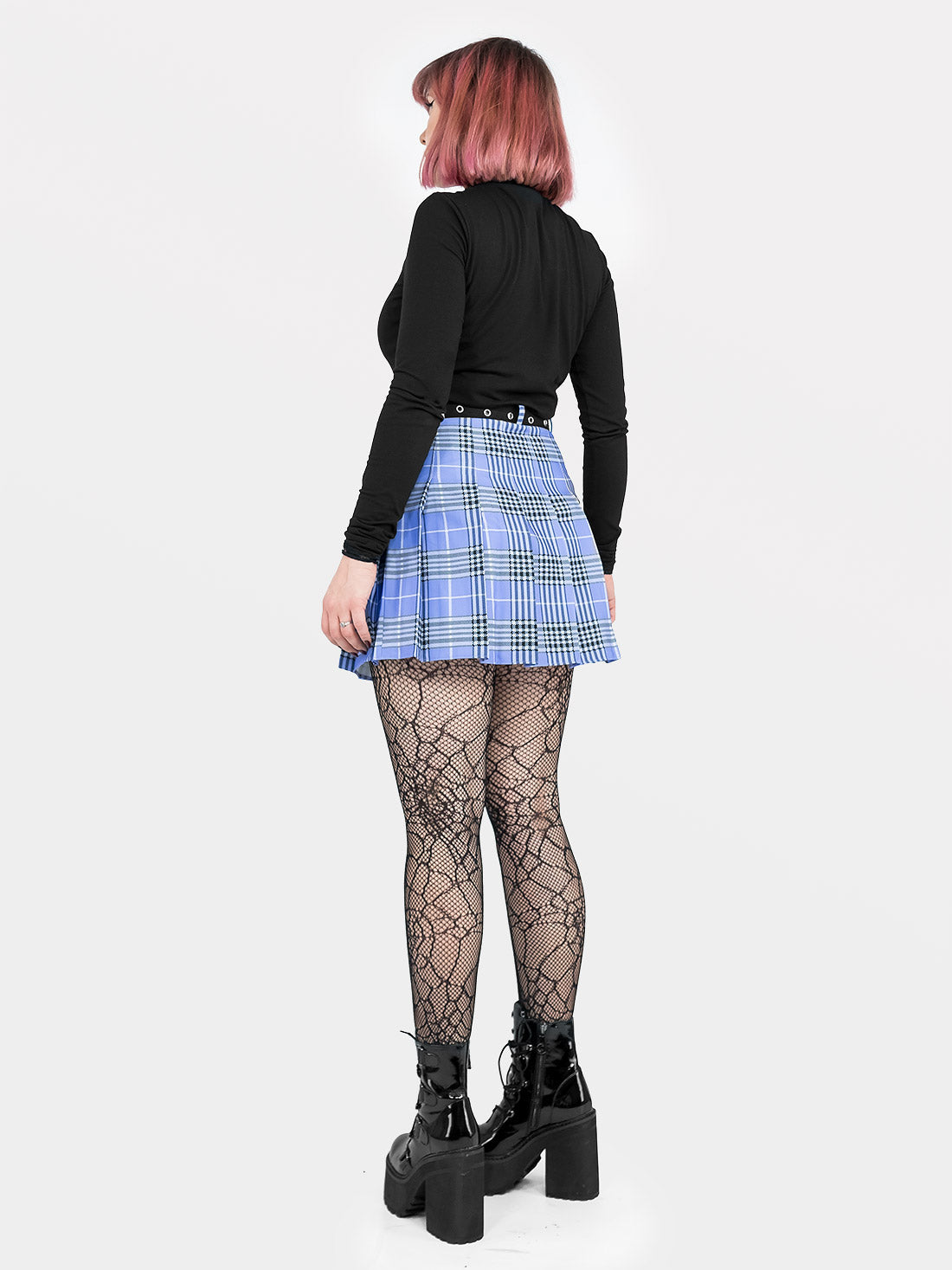 Violet Plaid Tennis Skirt